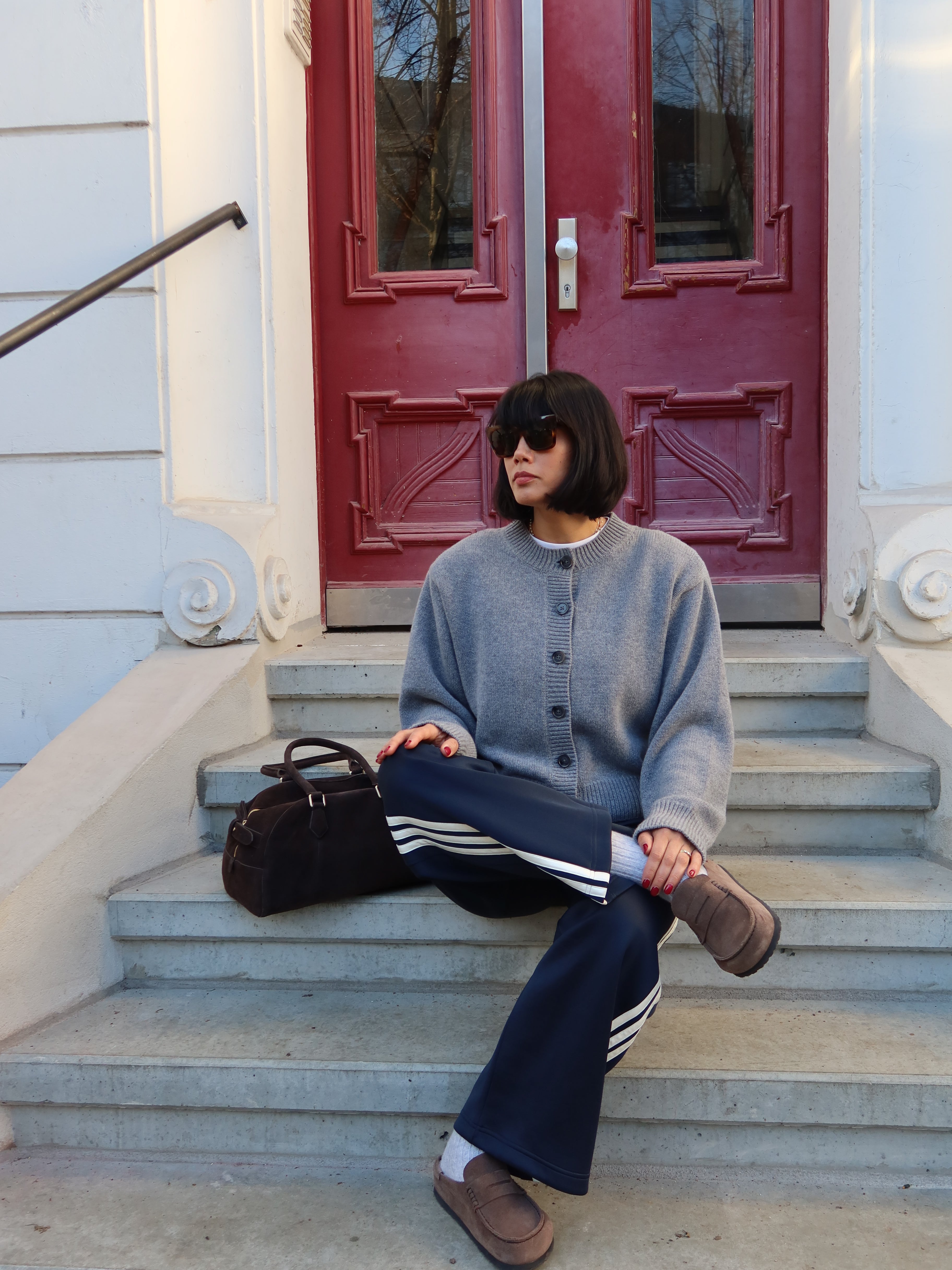 KATE CARDIGAN grey melange