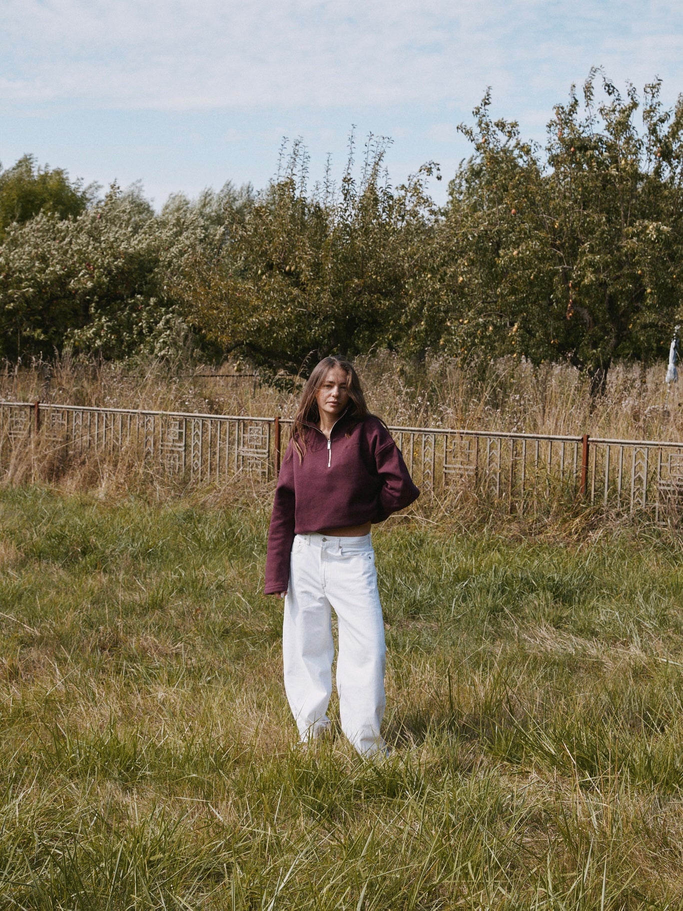 HEY SOHO TECHNO SWEATSHIRT PLUM