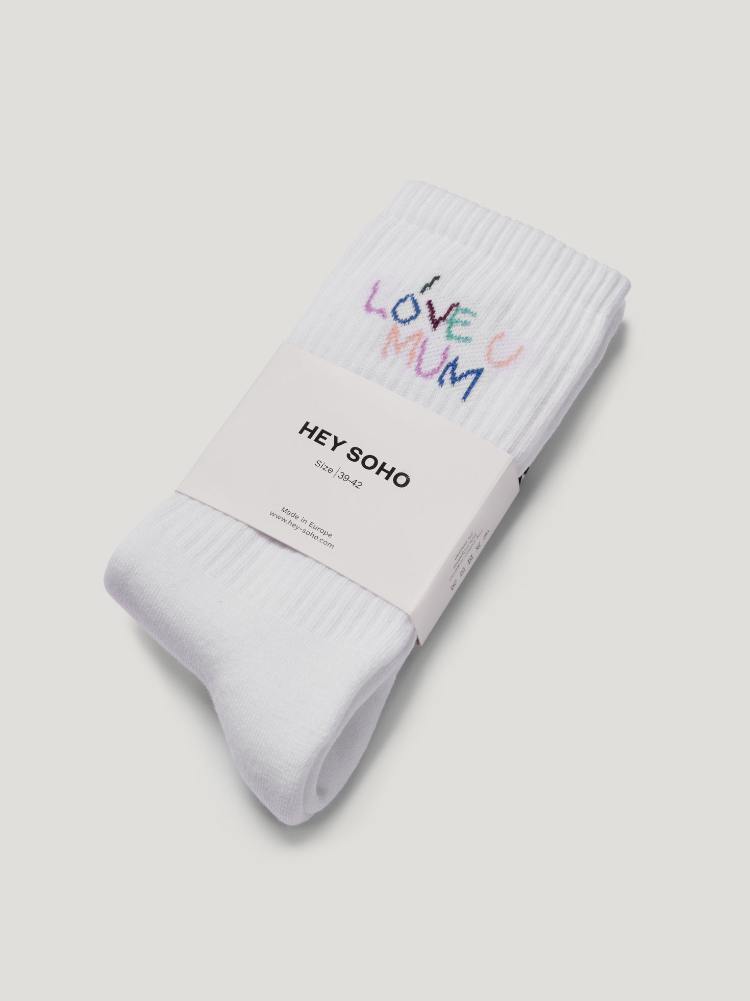 I LOVE YOU MUM Socken