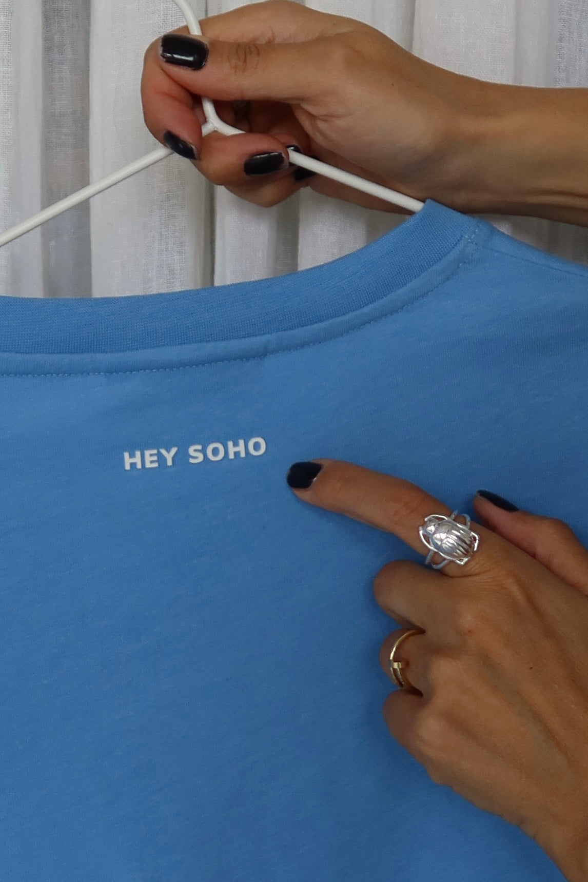 BETTER HIGH T-SHIRT POOL BLUE