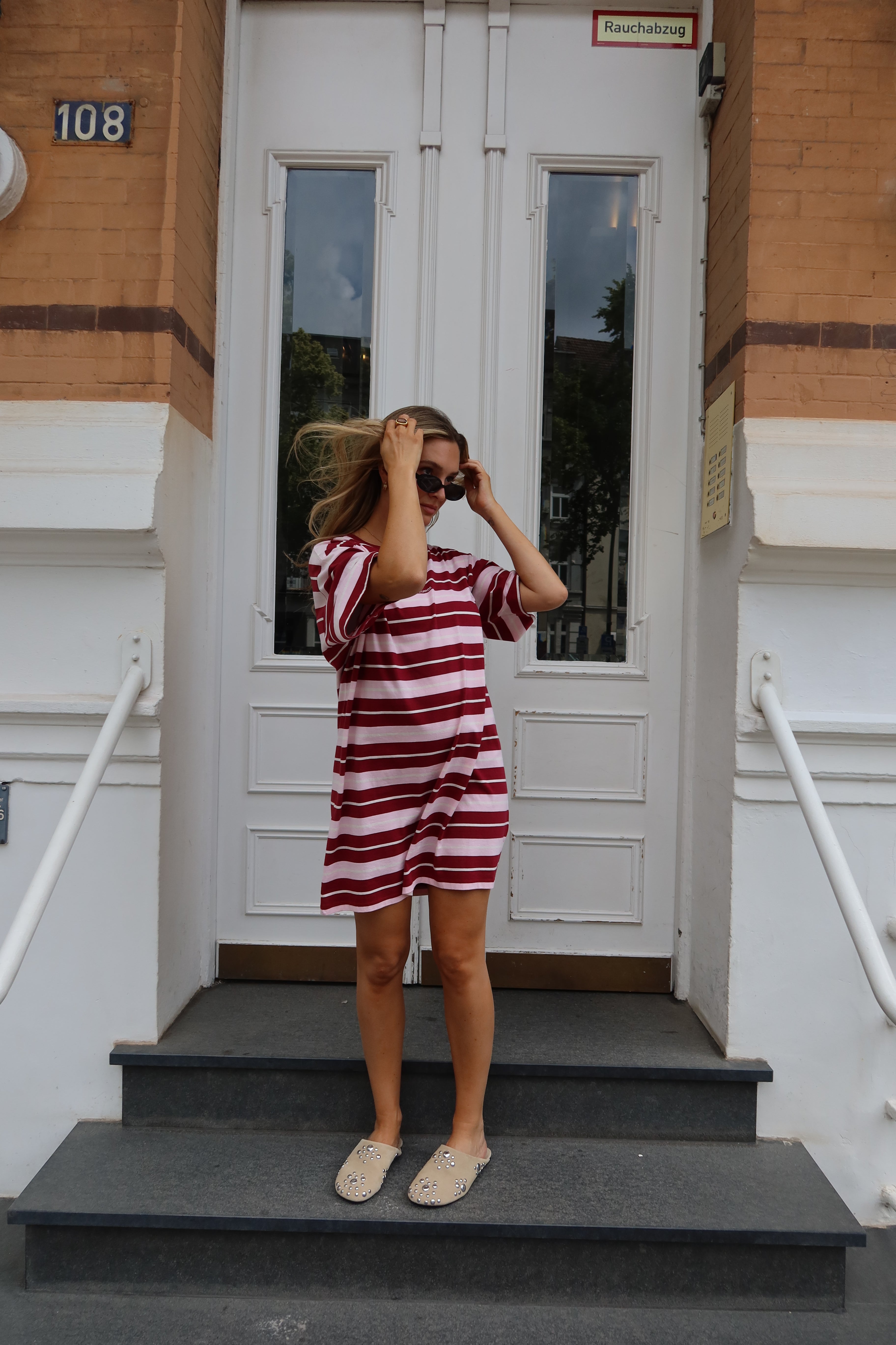 ALVA DRESS MULTISTRIPE