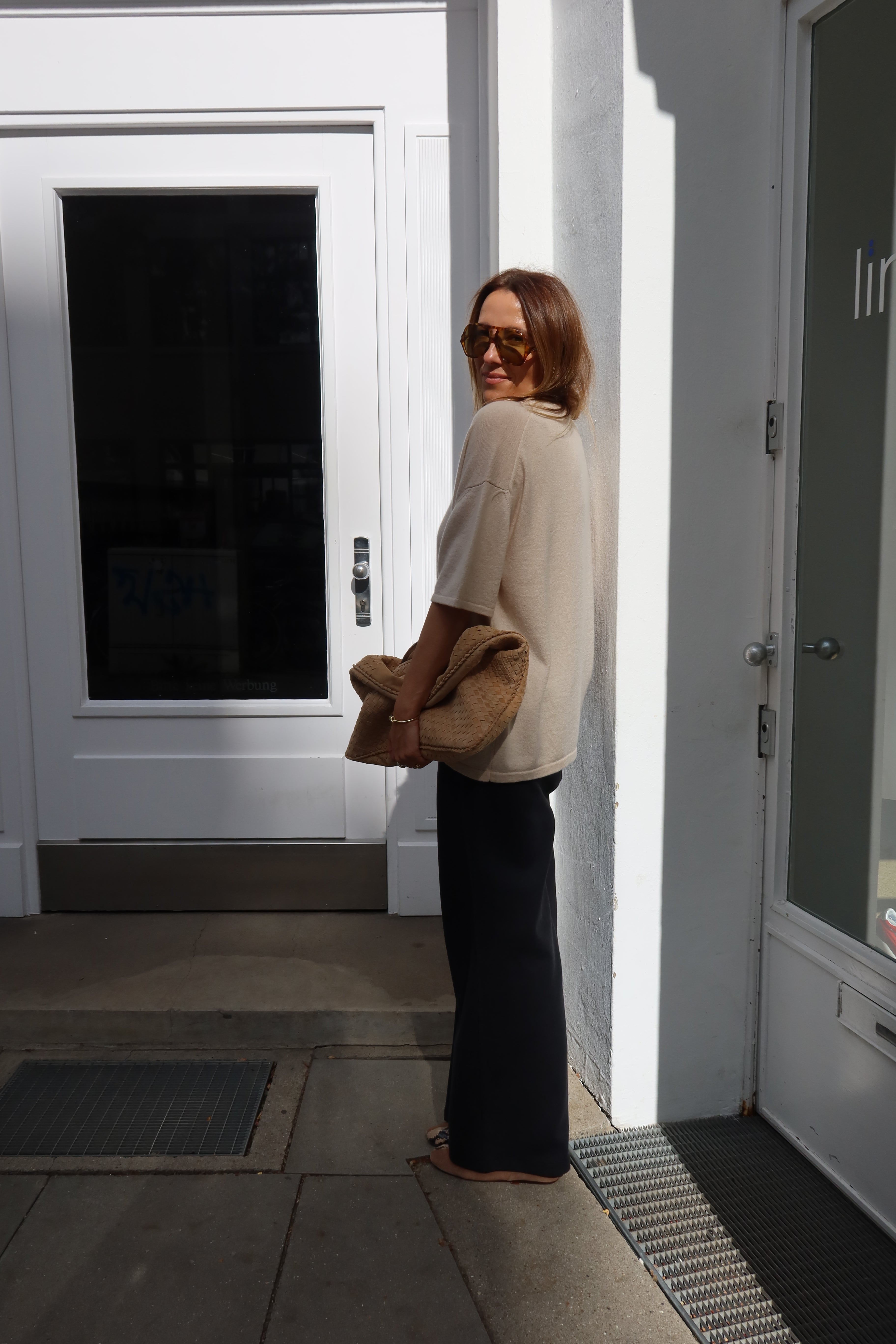 THEA KNIT SHIRT oatmilk