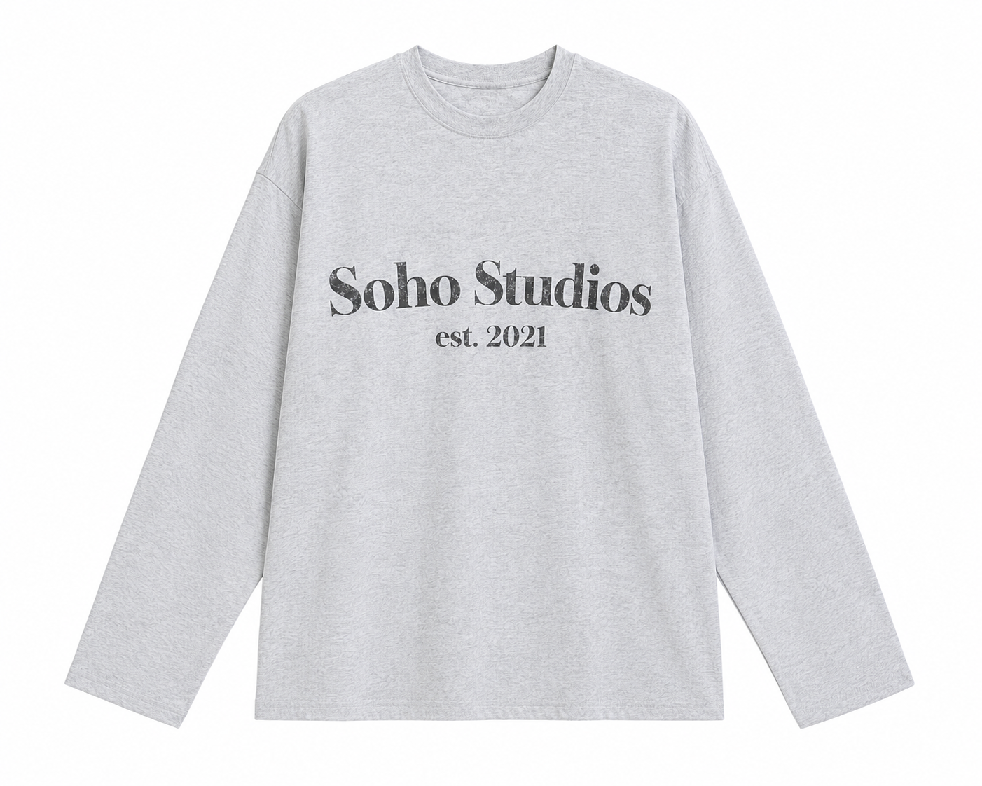 SOHO STUDIOS JERSEY LONGSLEEVE light grey melange