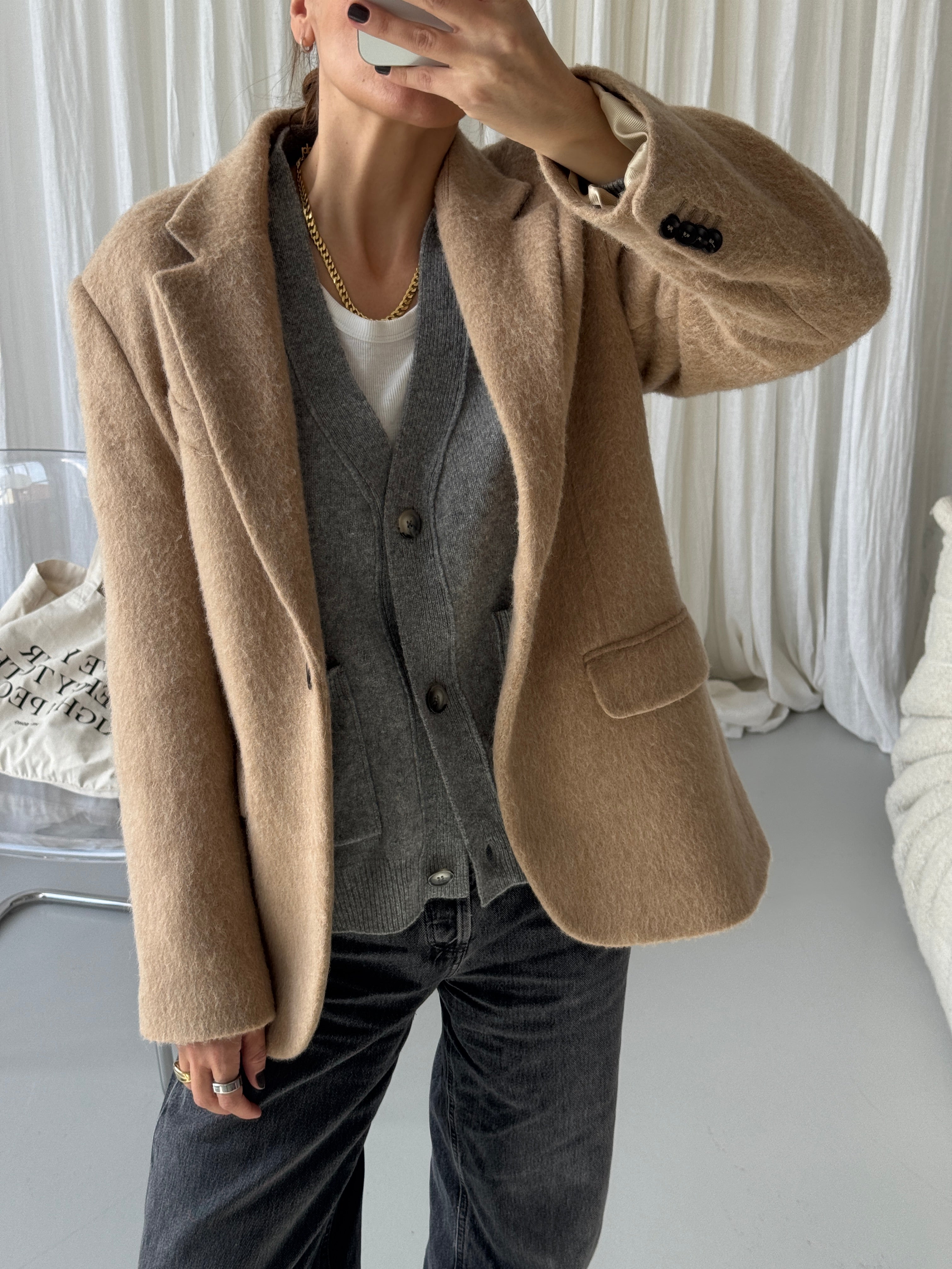 SOHO STUDIOS NORA CARDIGAN grey melange