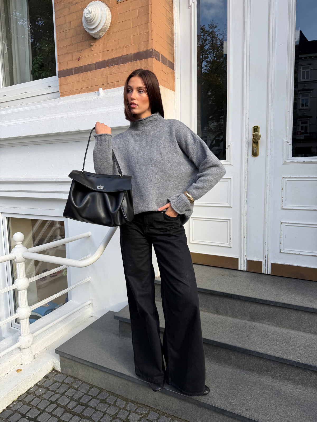 SOPHIA PULLOVER GREY MELANGE