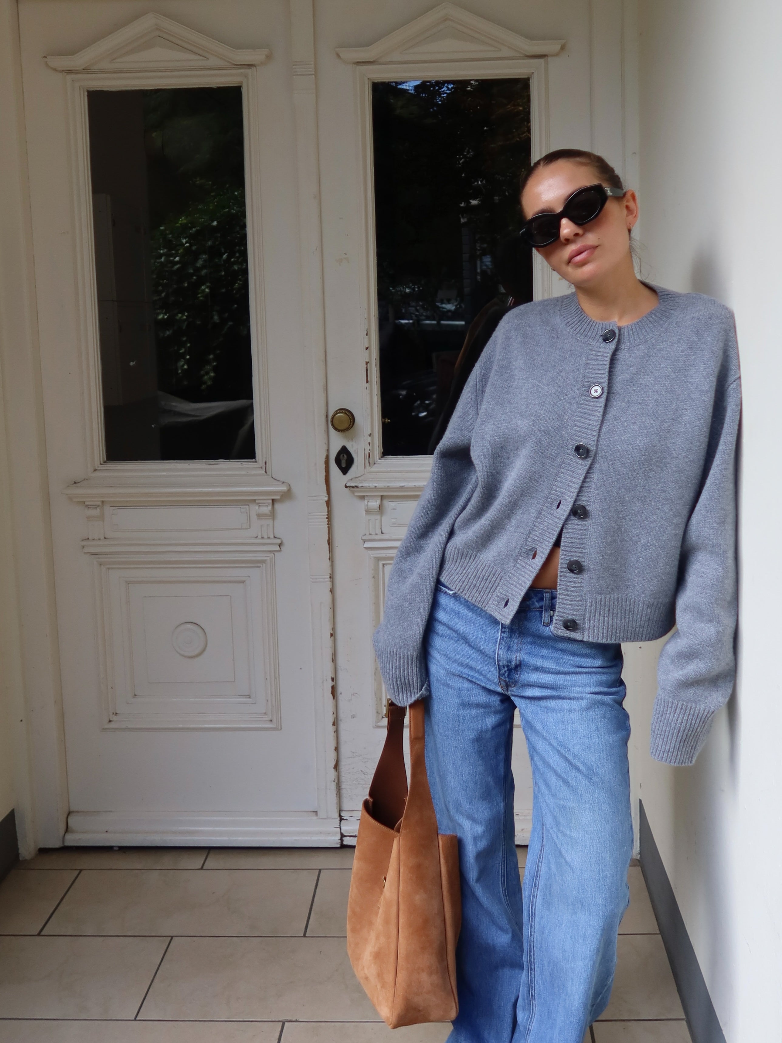 KATE CARDIGAN grey melange