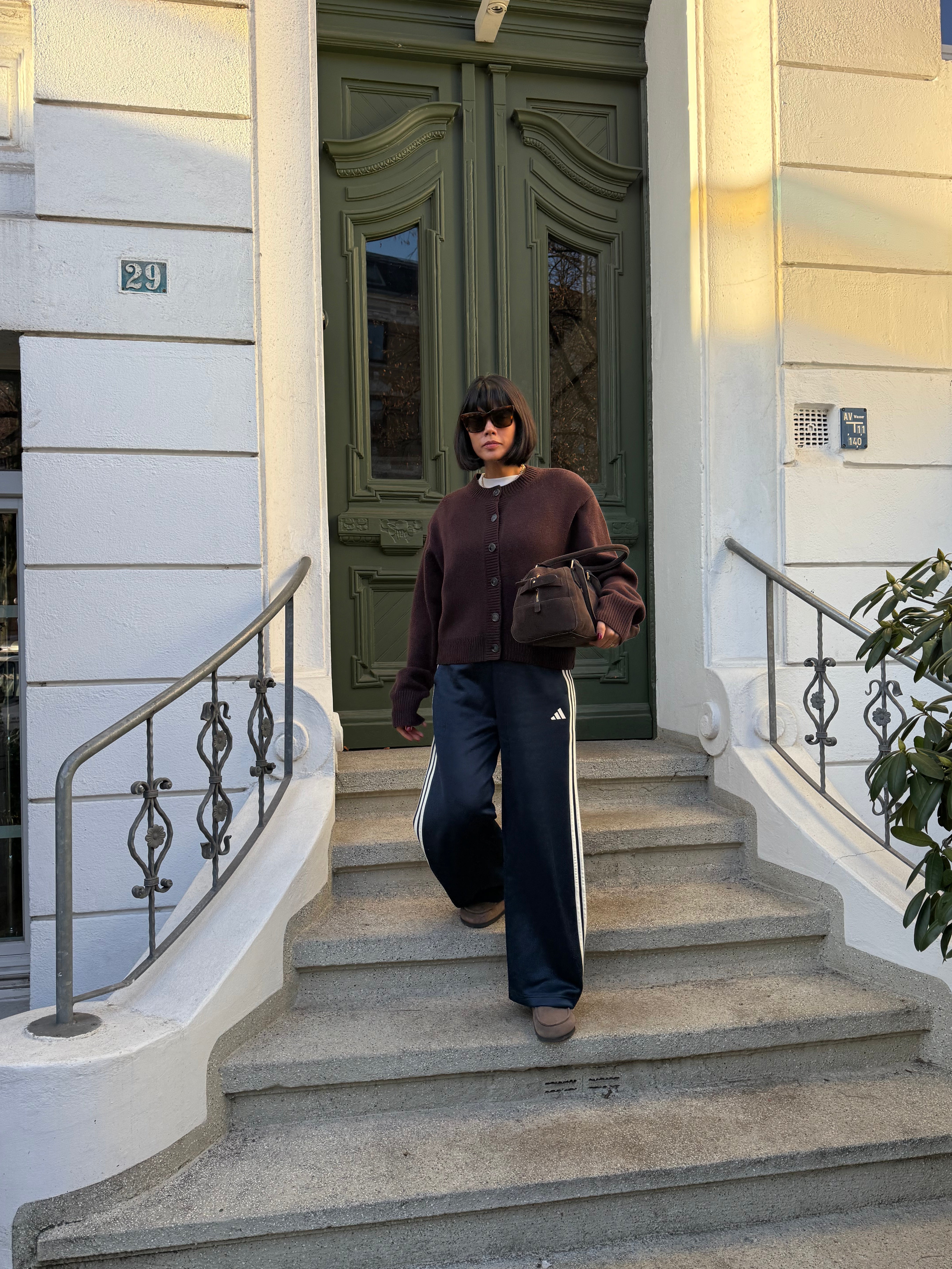 KATE CARDIGAN aubergine