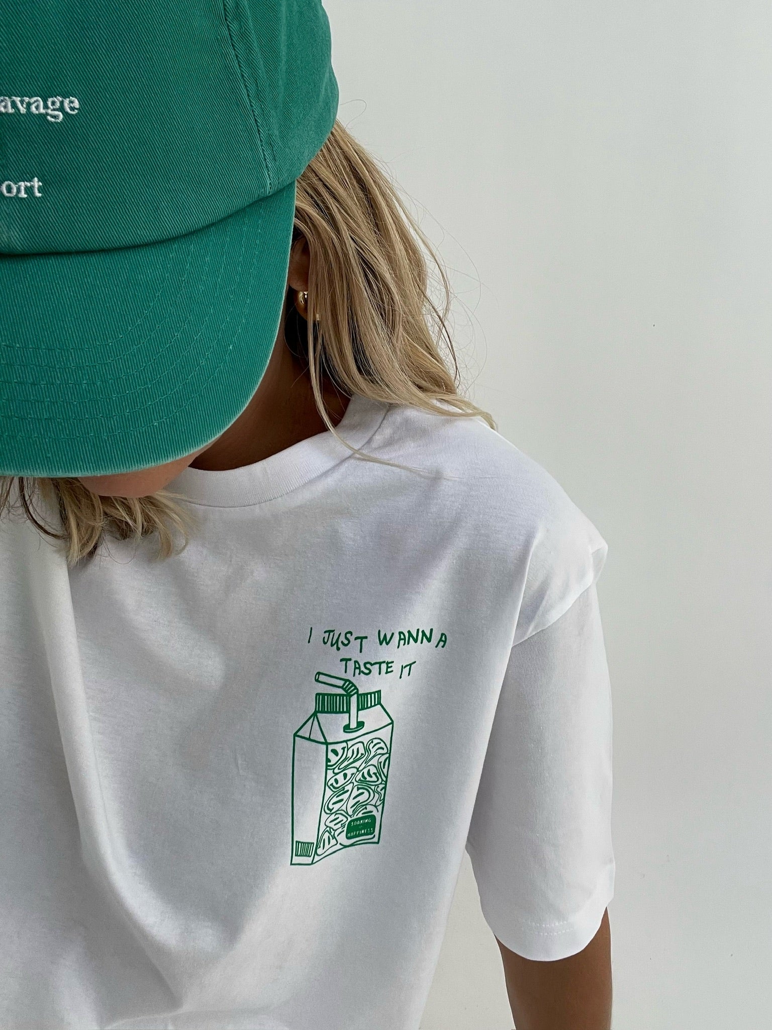 SOAK UP THE HAPPINESS T-Shirt offwhite