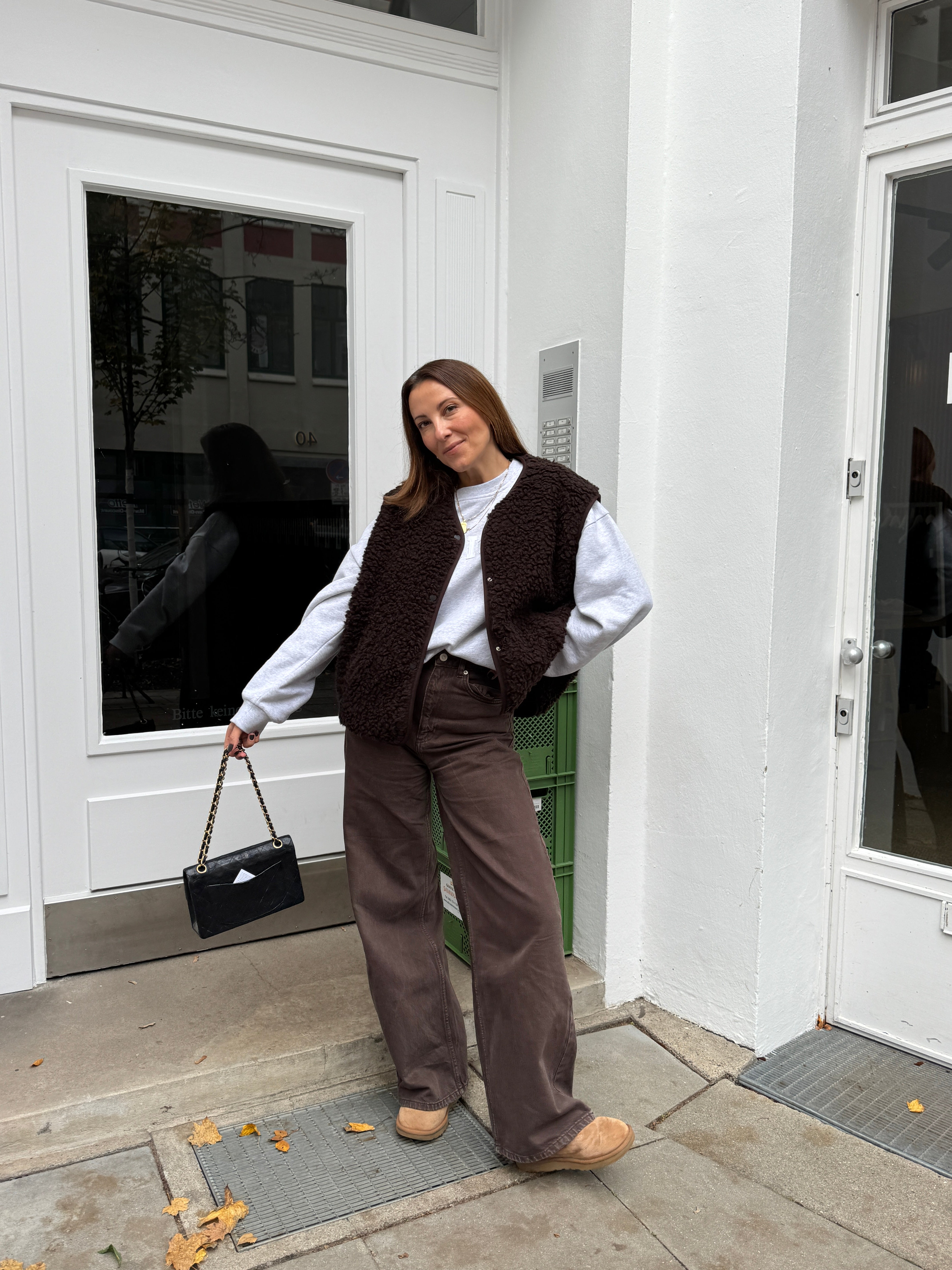 SOHO STUDIOS CELINA VEST brown