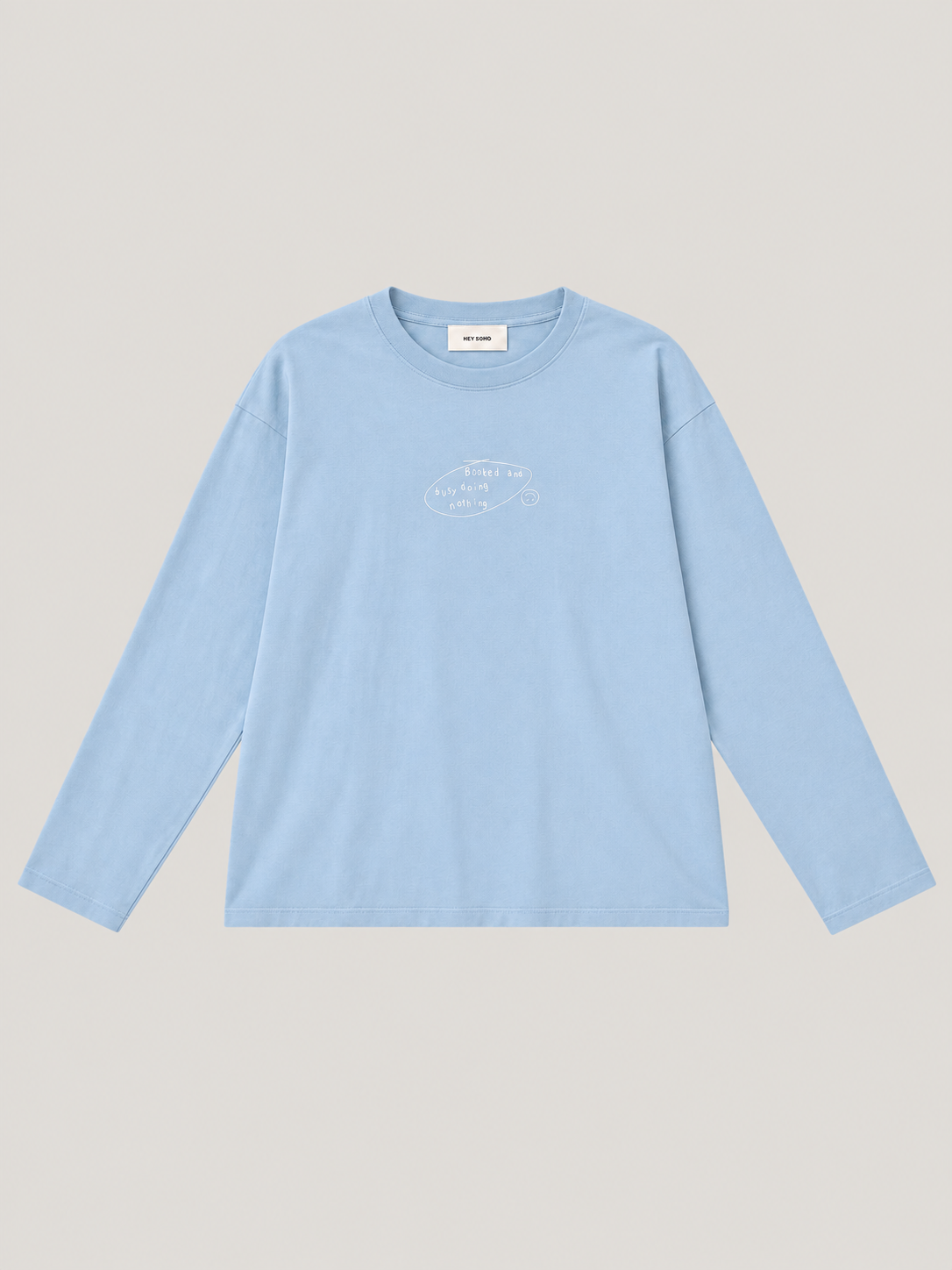 BOOKED & BUSY LONGSLEEVE AURA BLUE