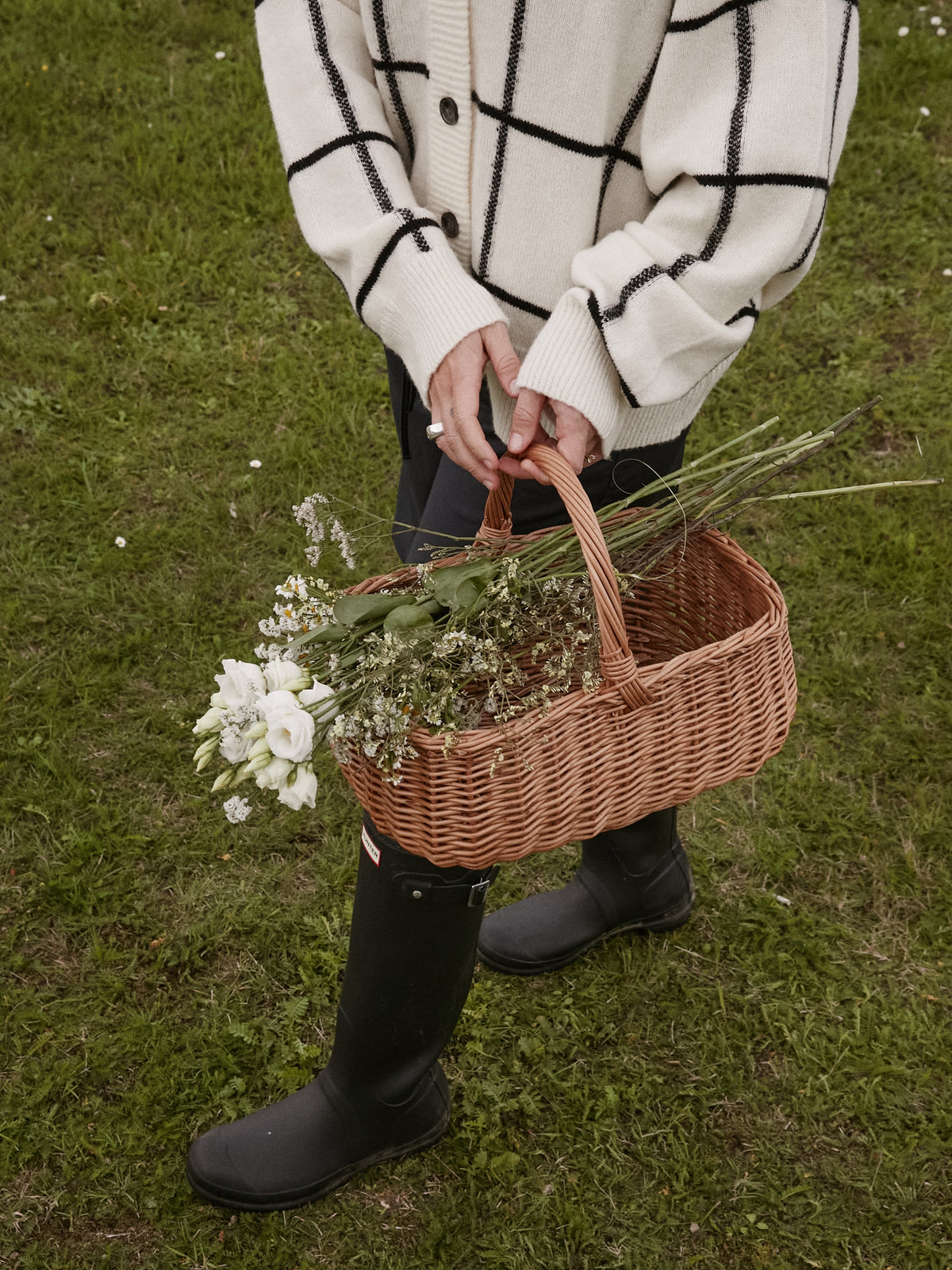 FELINA CARDIGAN CREME/BLACK