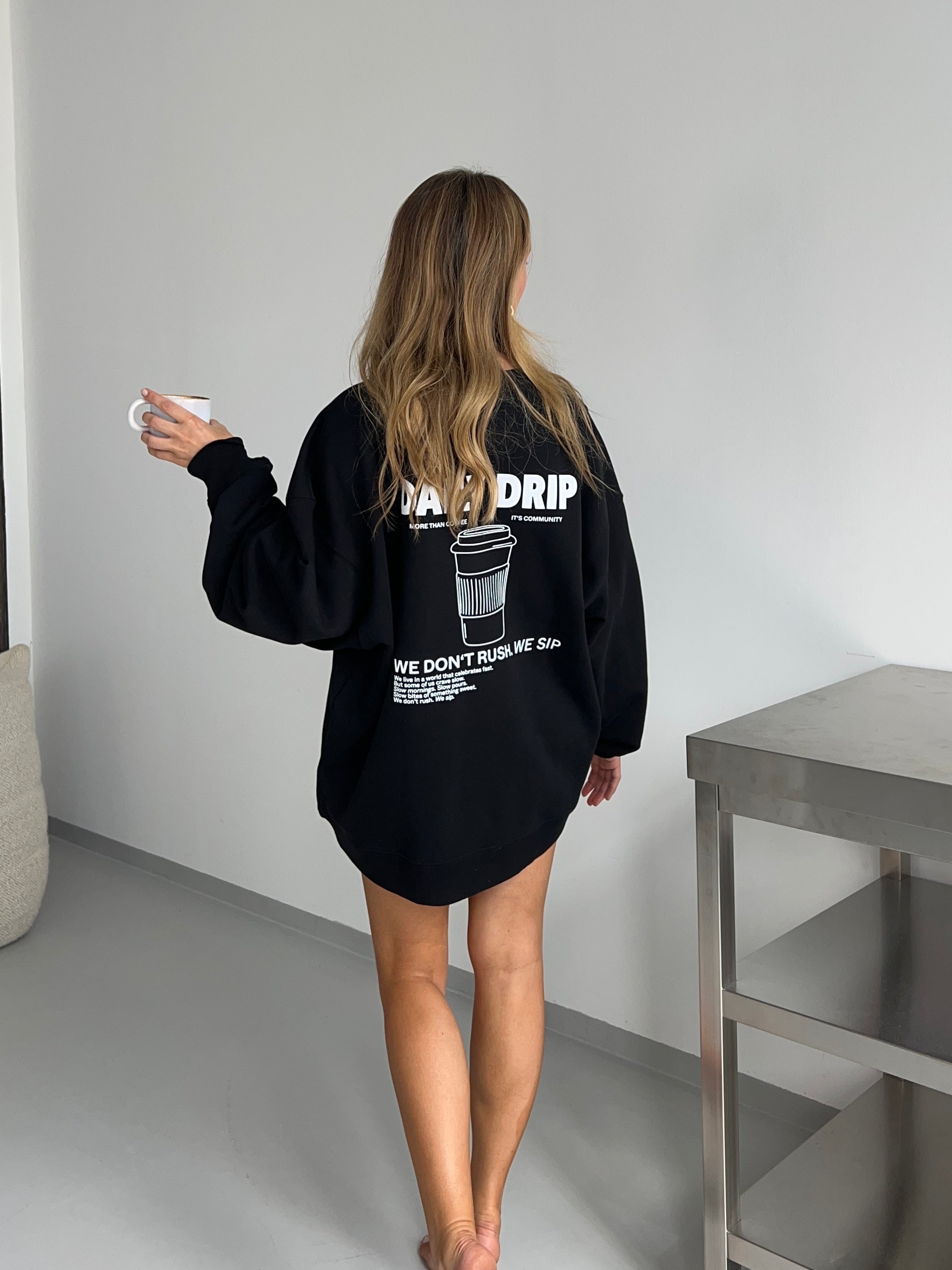 DAILY DRIP Sweater black