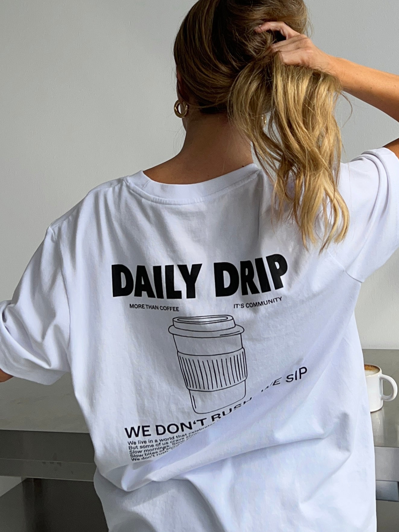 DAILY DRIP T-Shirt white