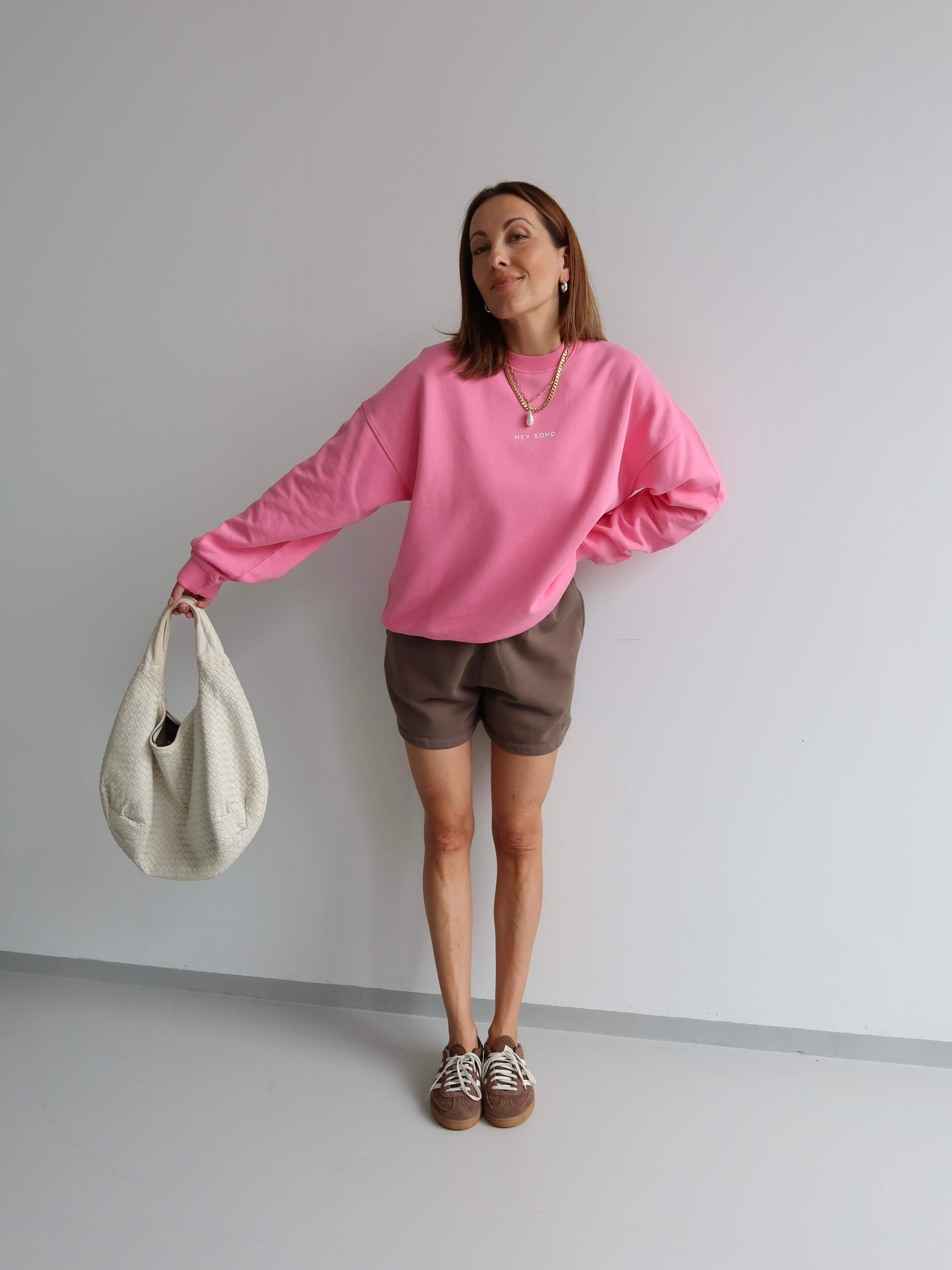 HEY SOHO BASIC Sweatshirt hot pink