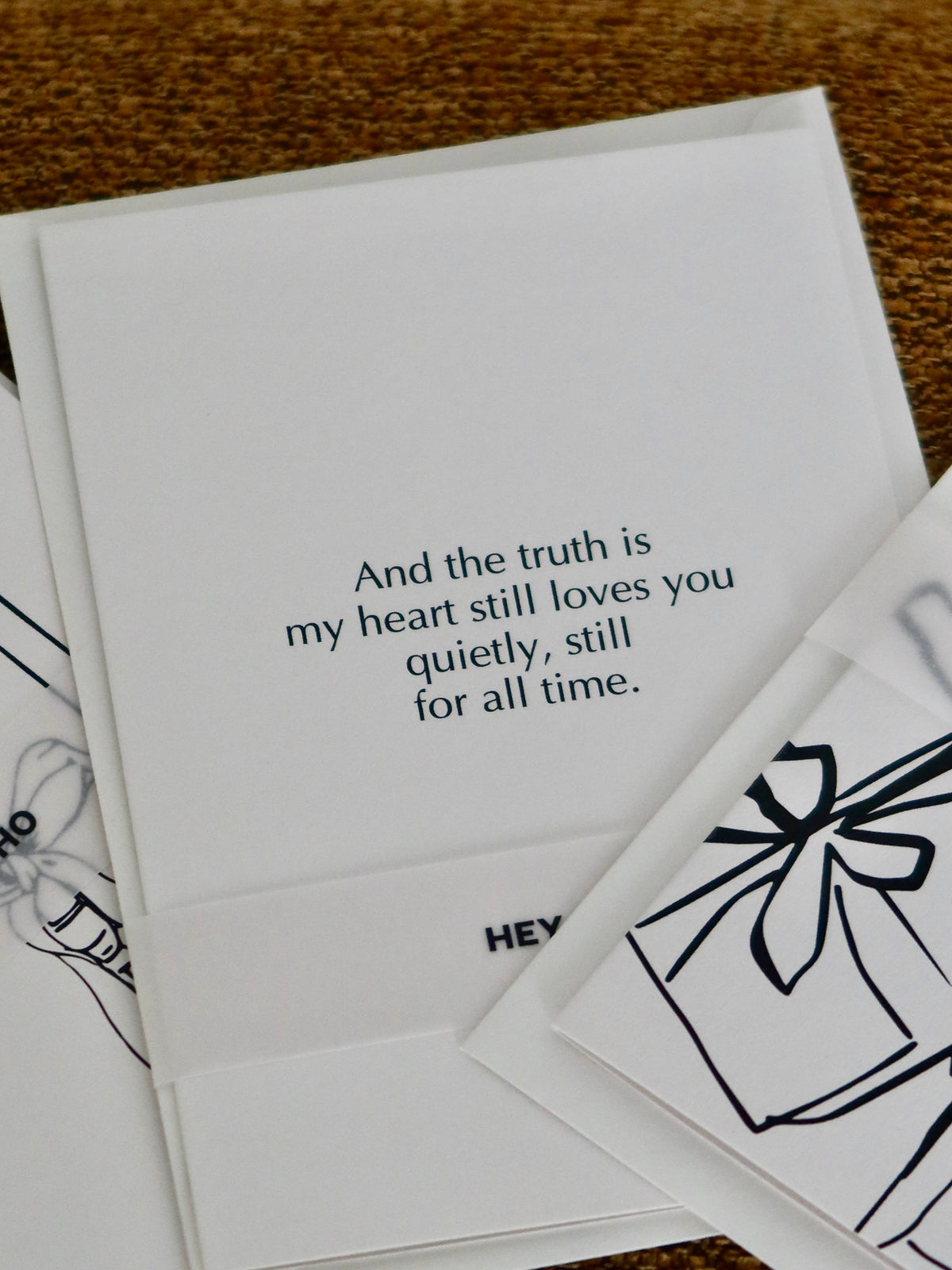 HEY SOHO Klappkarte "MY HEART STILL LOVES YOU"