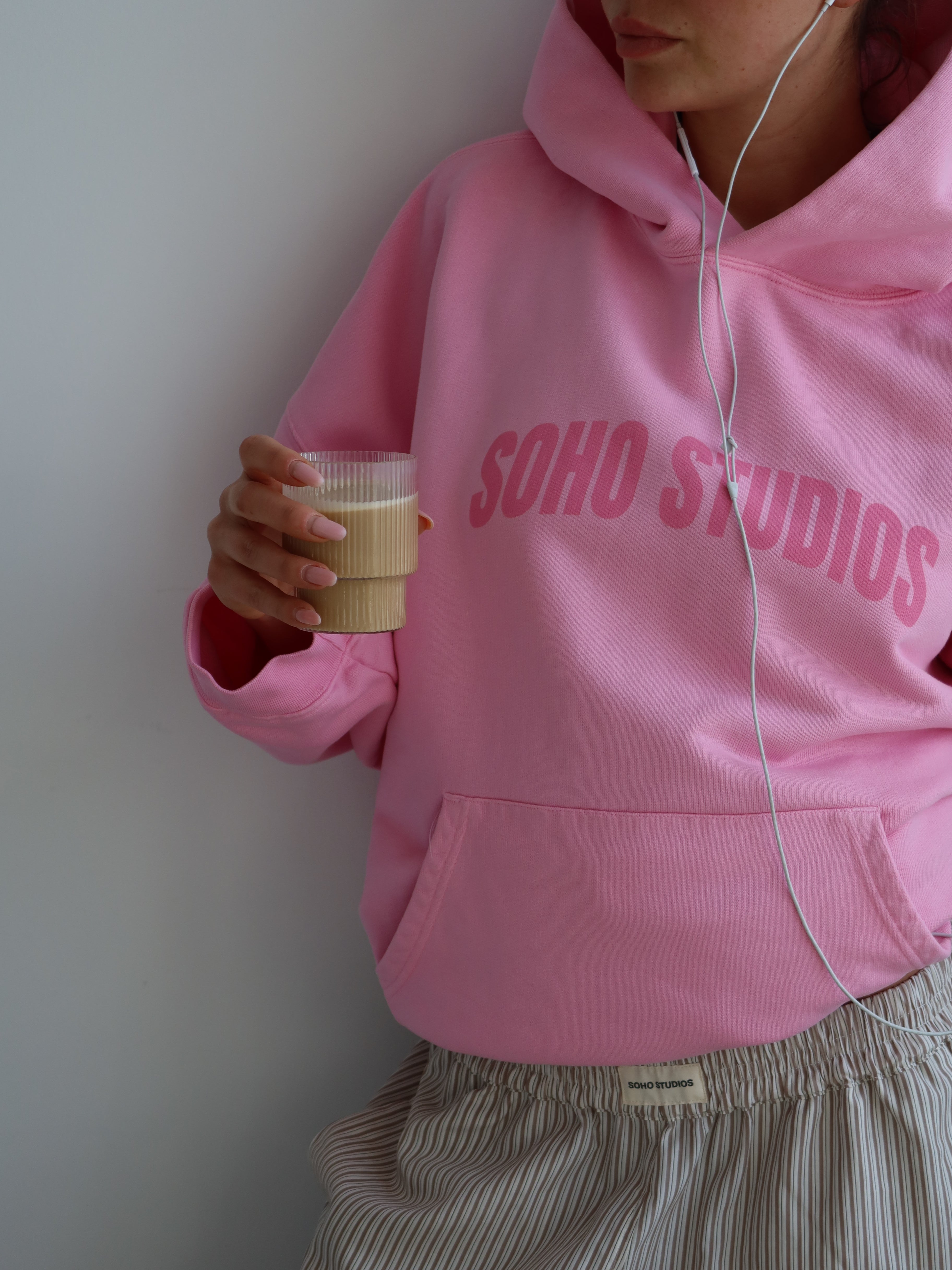 SOHO STUDIOS EDDA Hoodie washed pink