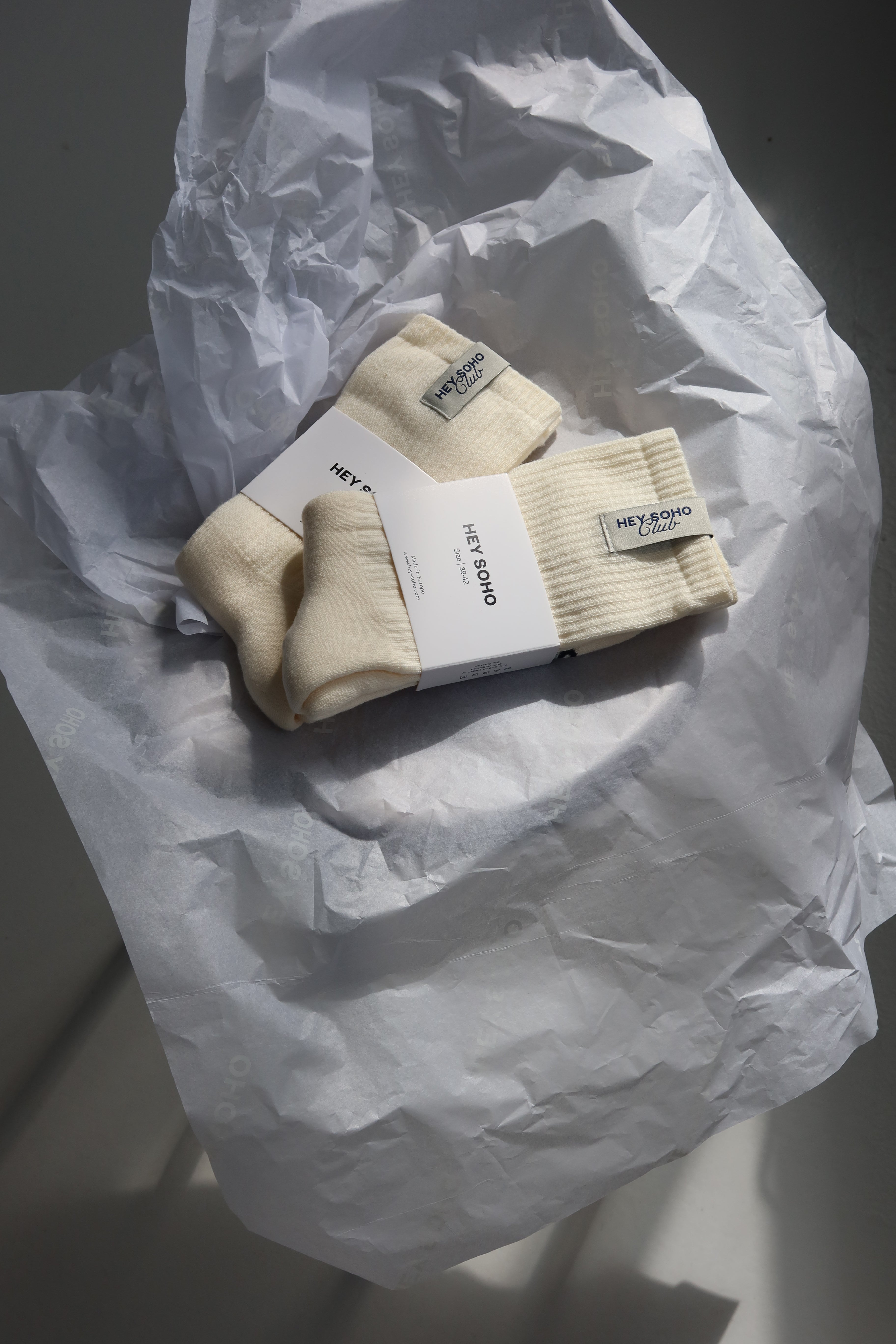 HEY SOHO CLUB Socken creme