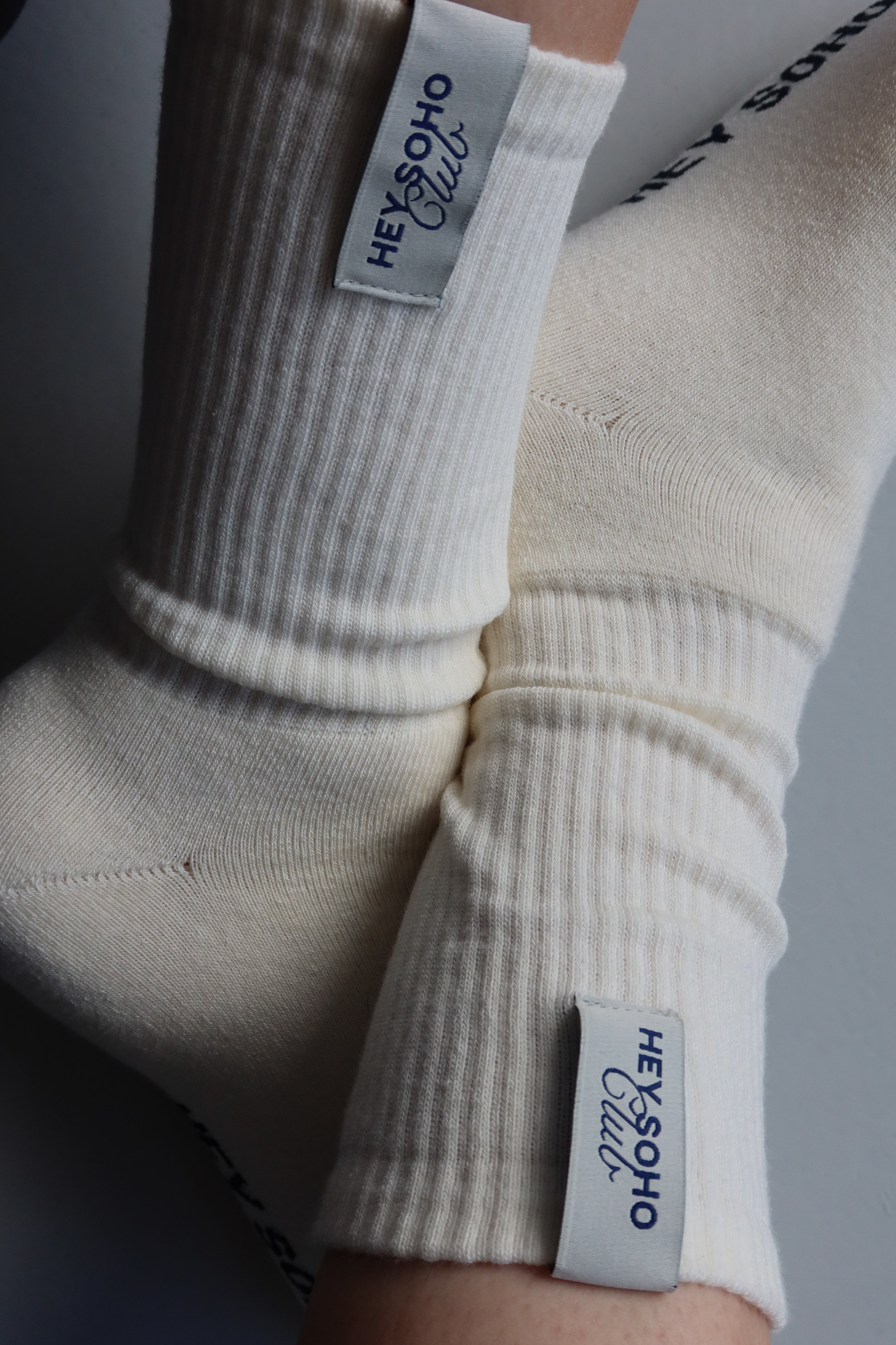 HEY SOHO CLUB Socken creme
