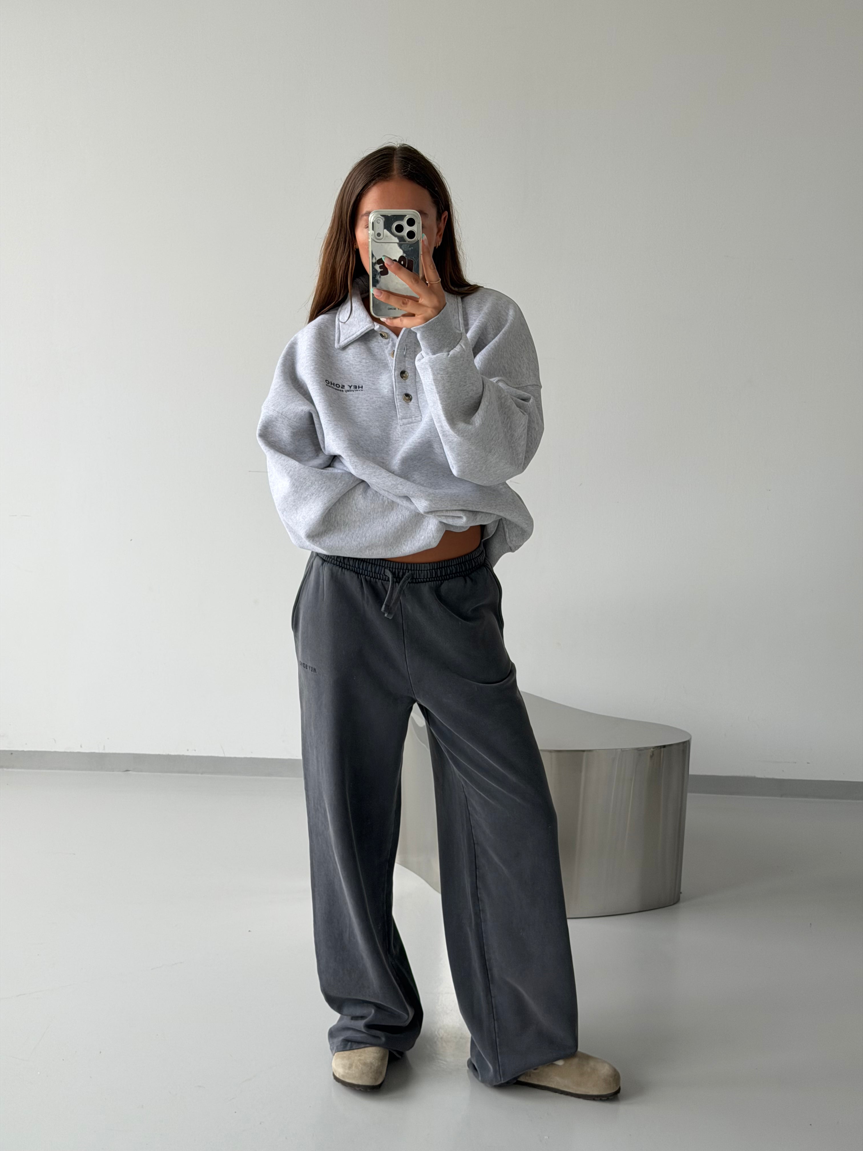 WIDE LEG SWEATPANTS