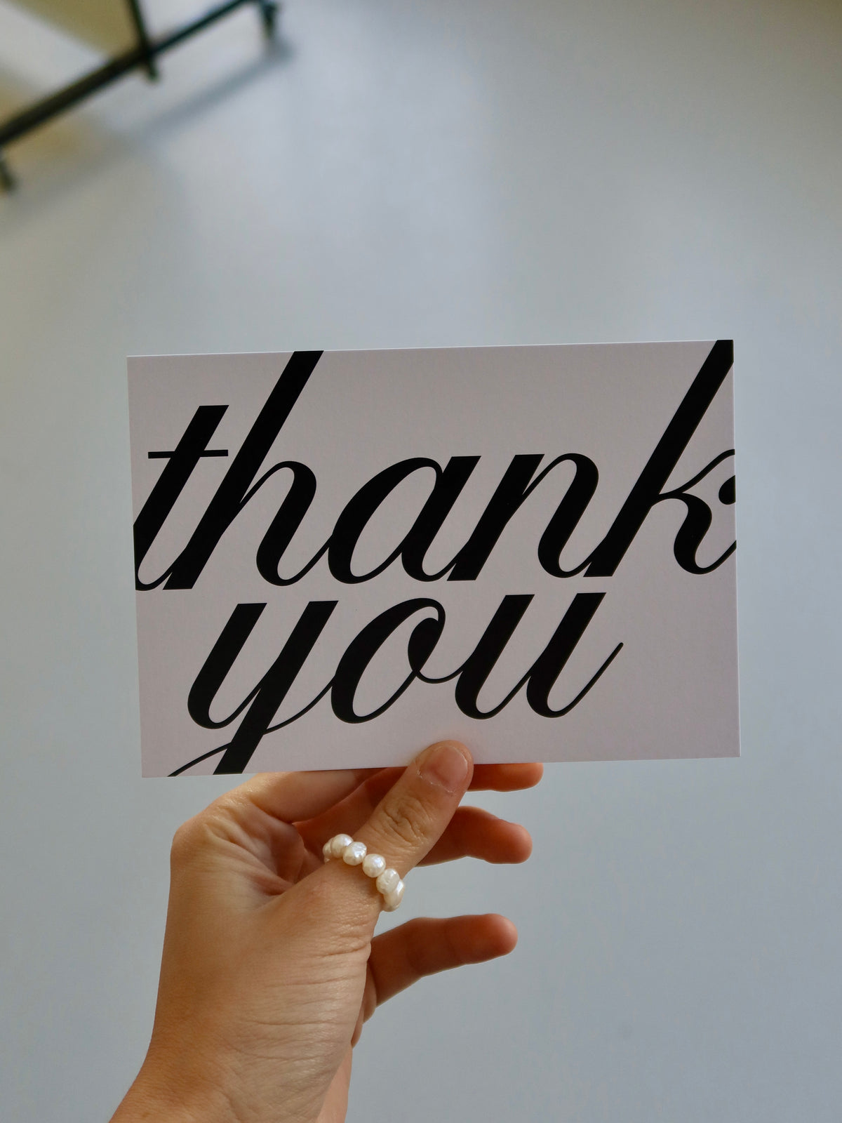 HEY SOHO POSTKARTE "Thank you"