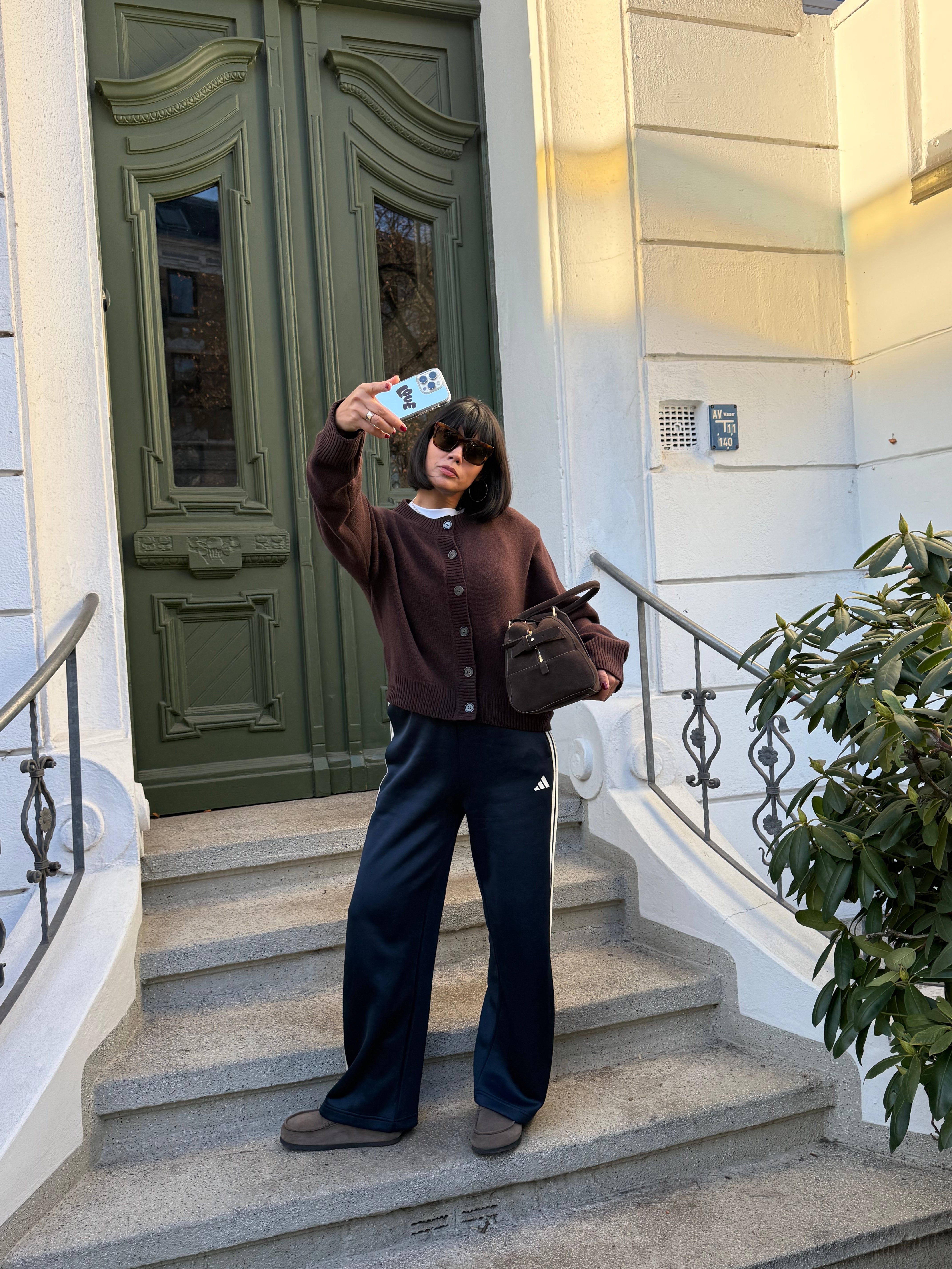 KATE CARDIGAN aubergine