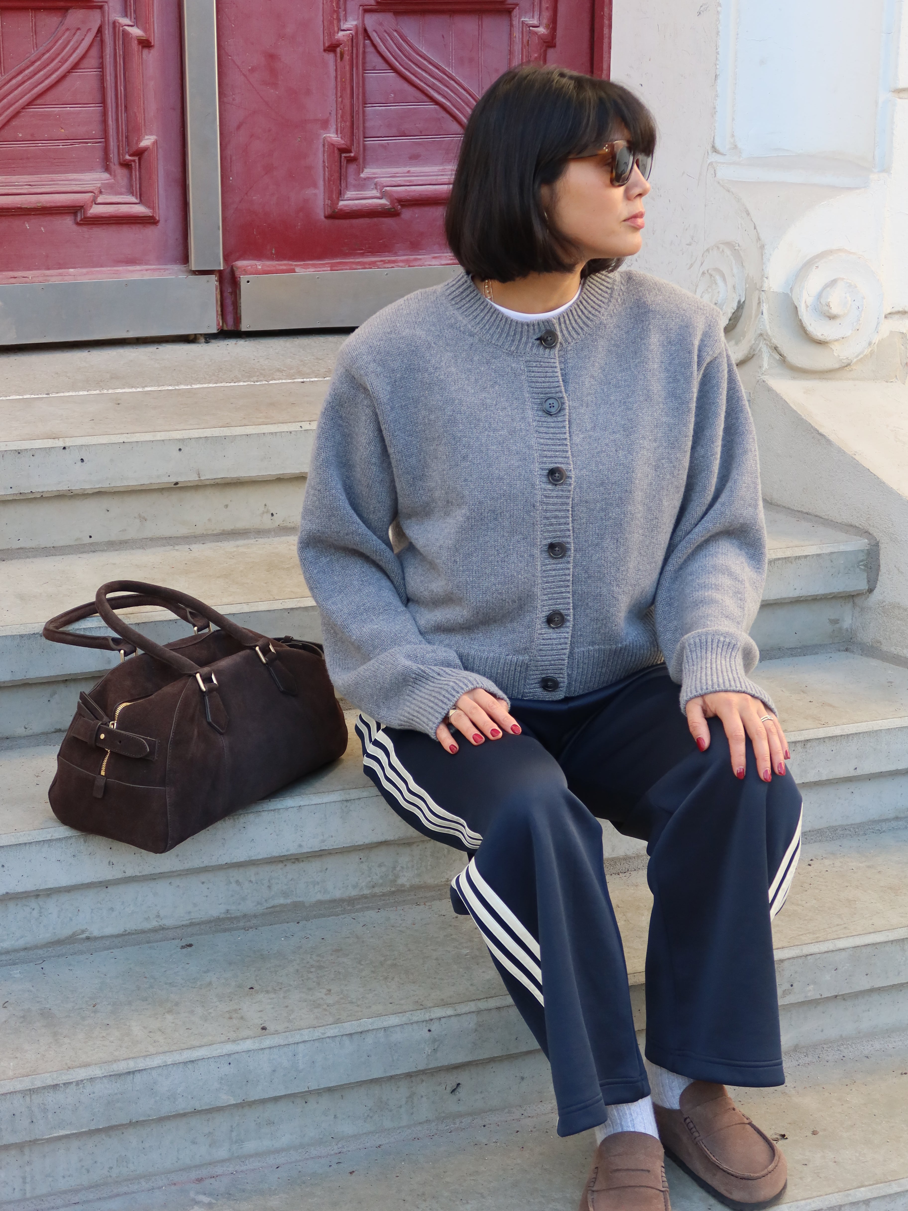 KATE CARDIGAN grey melange