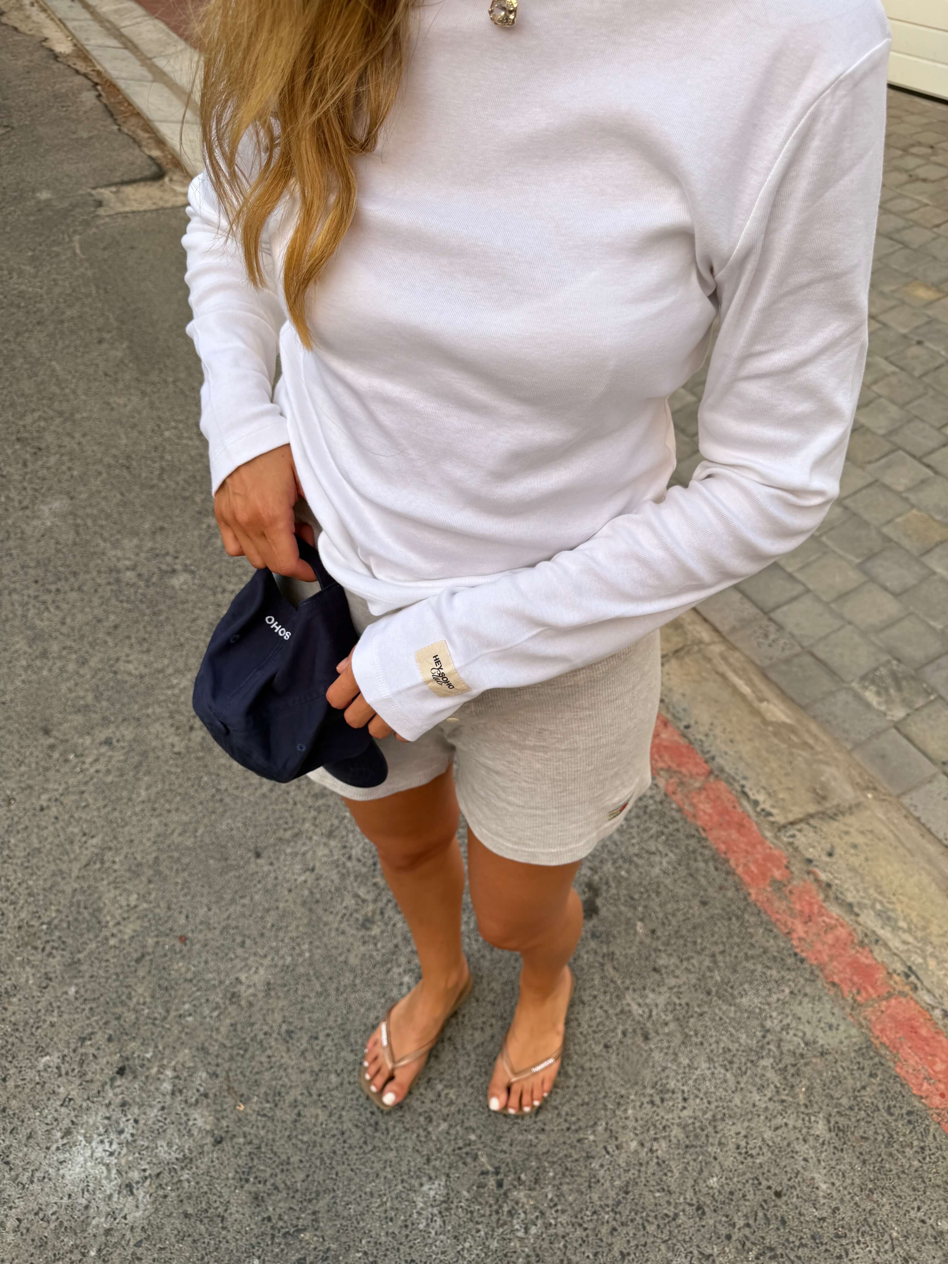 HEY SOHO RIB LONGSLEEVE offwhite