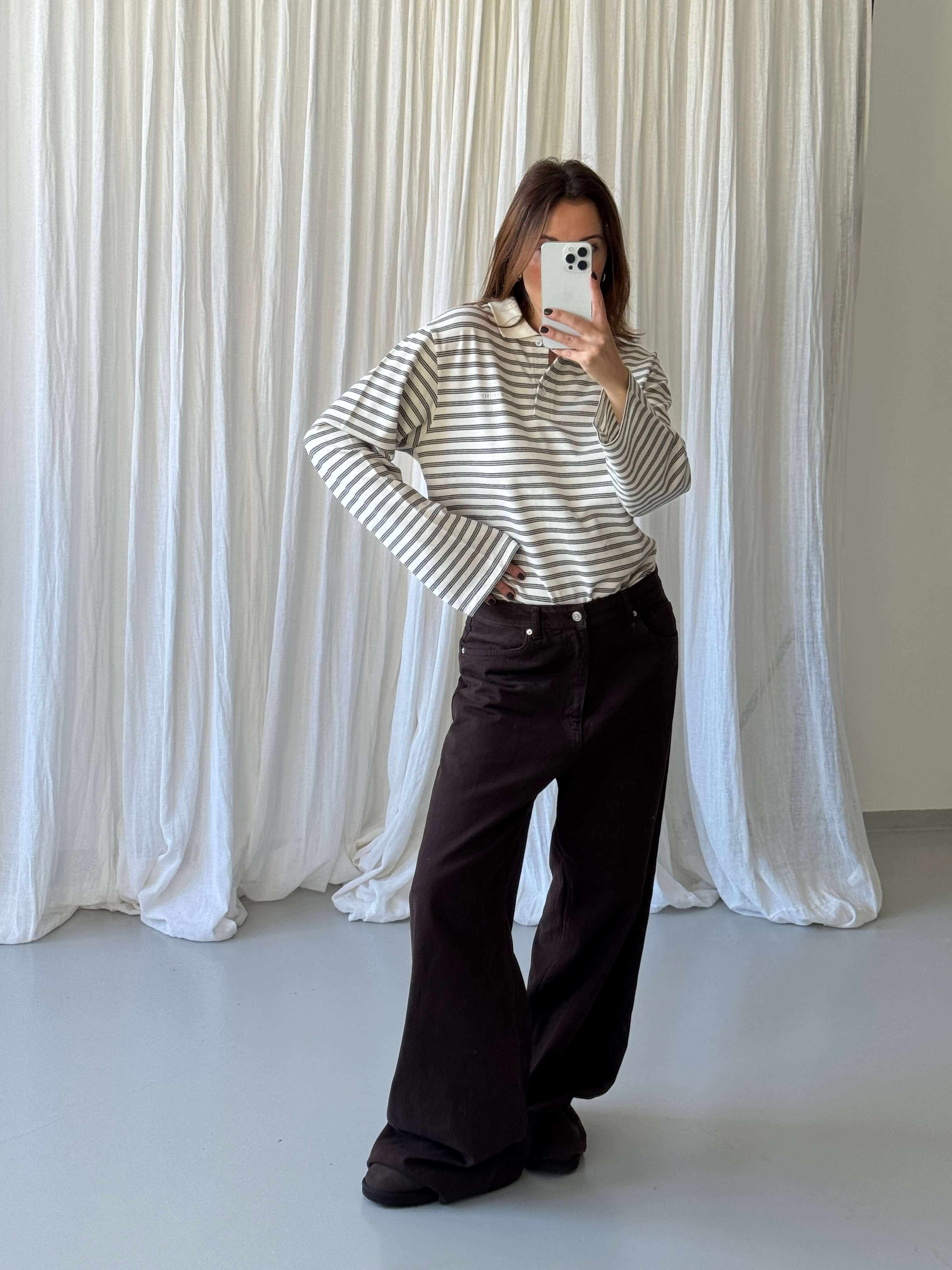 STRIPED RETRO Poloshirt