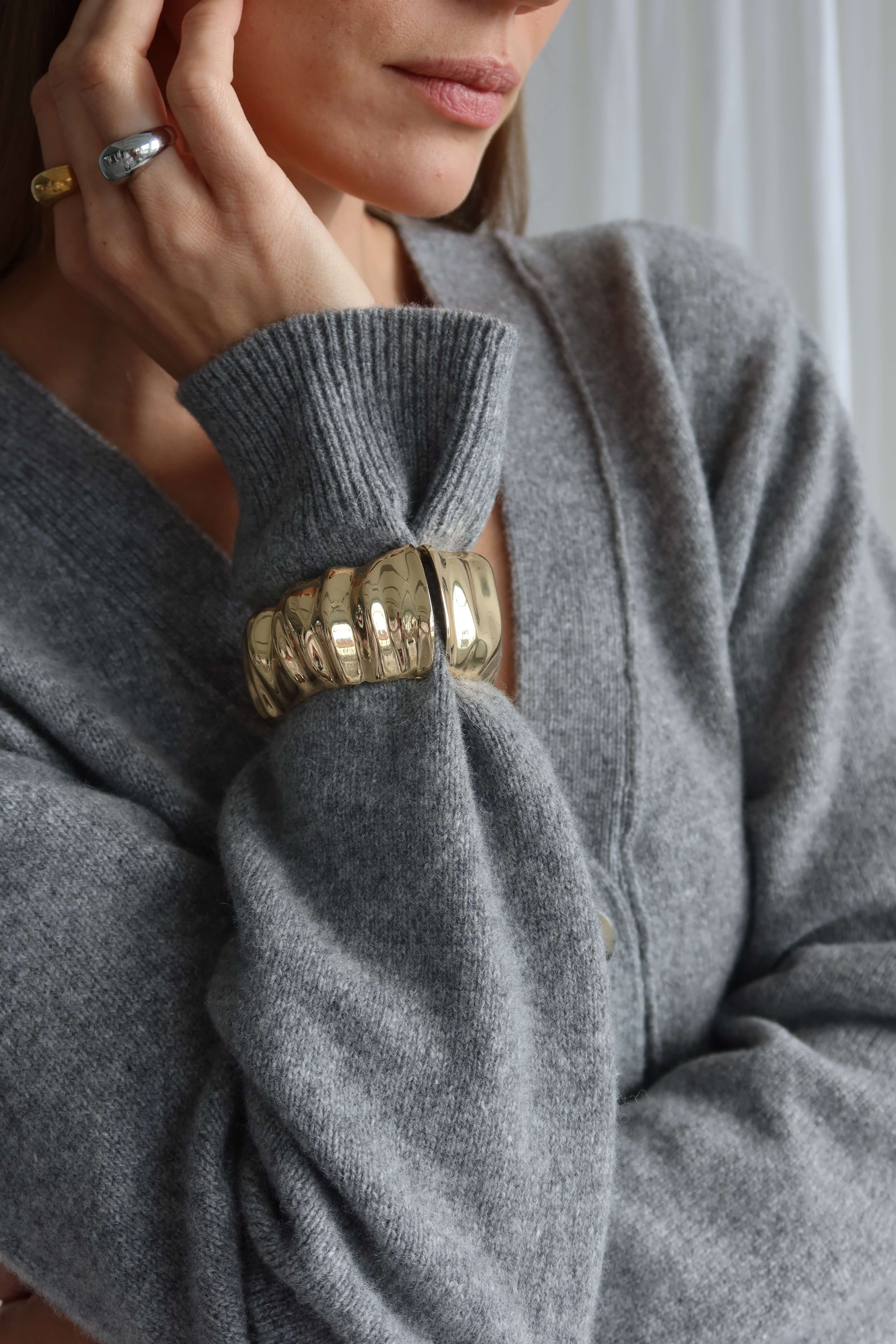 SOHO STUDIOS NORA CARDIGAN grey melange