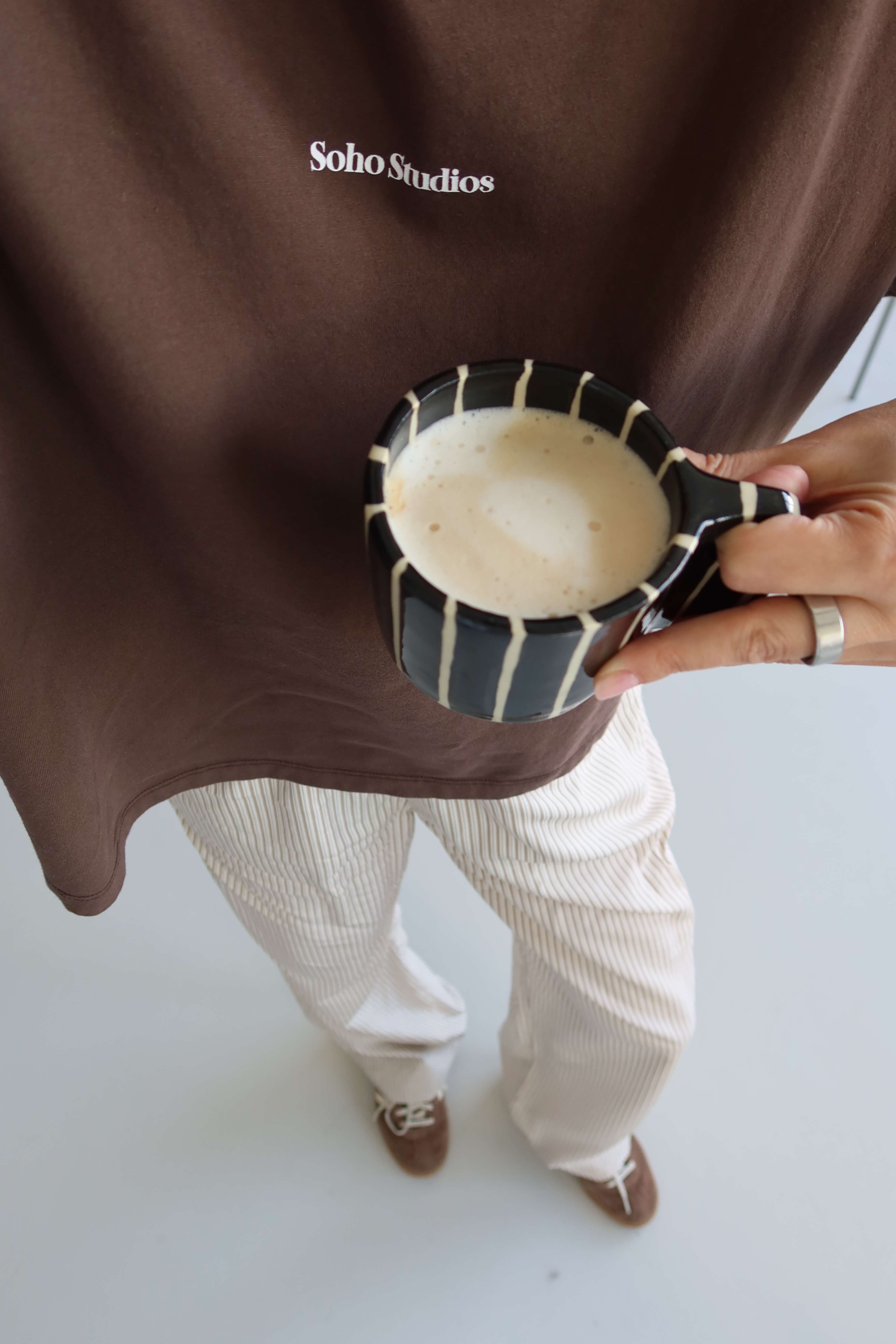 SOHO STUDIOS LUCY T-SHIRT CHOCOLATE