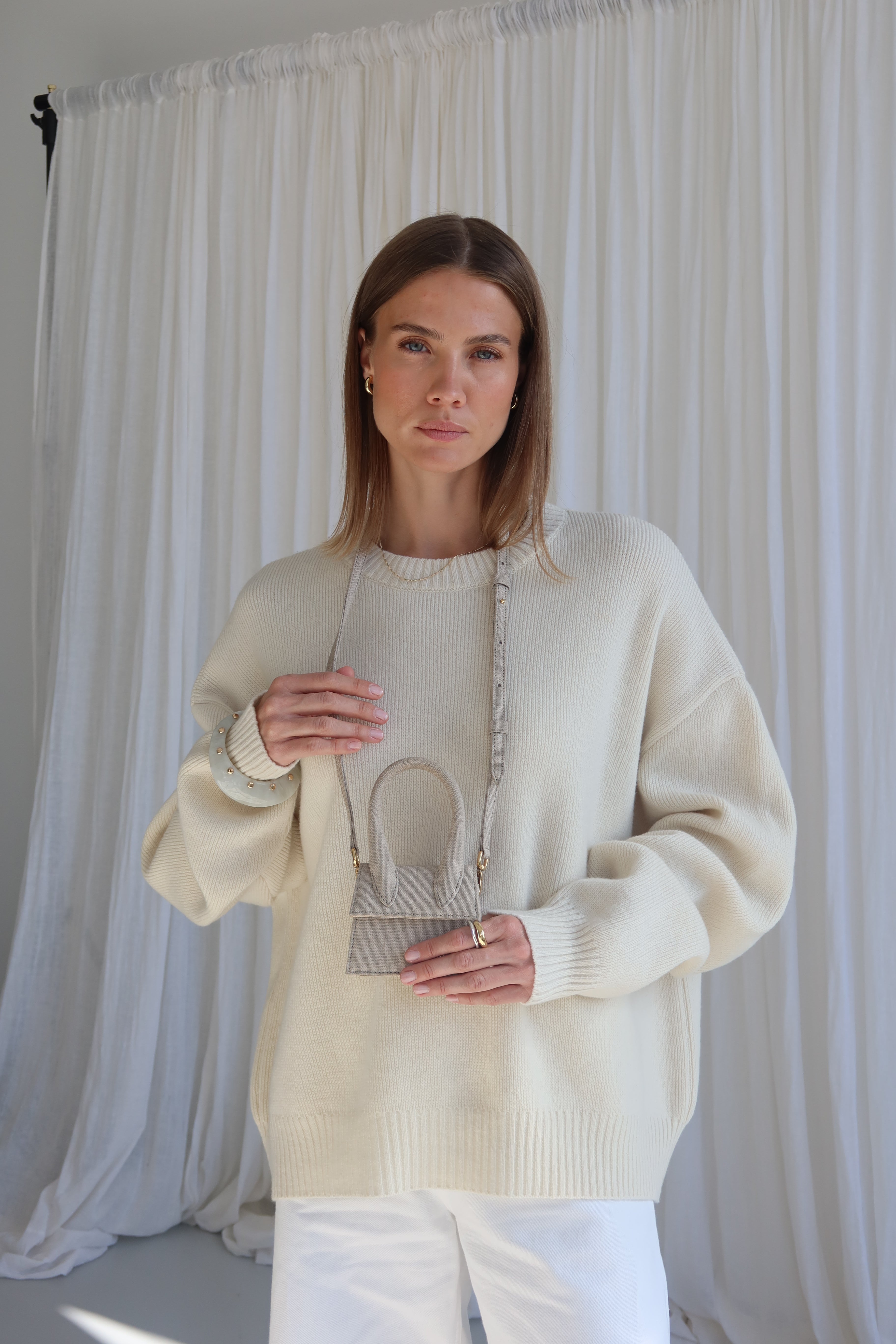 SOHO STUDIOS AVA PULLOVER light butter