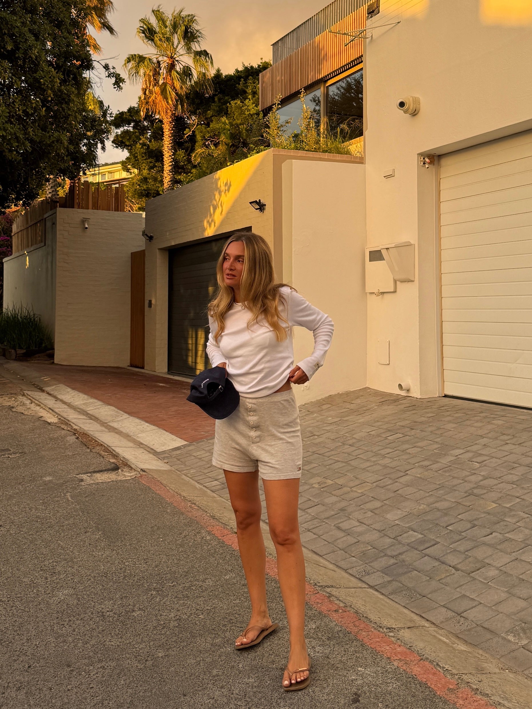 HEY SOHO RIB LONGSLEEVE offwhite