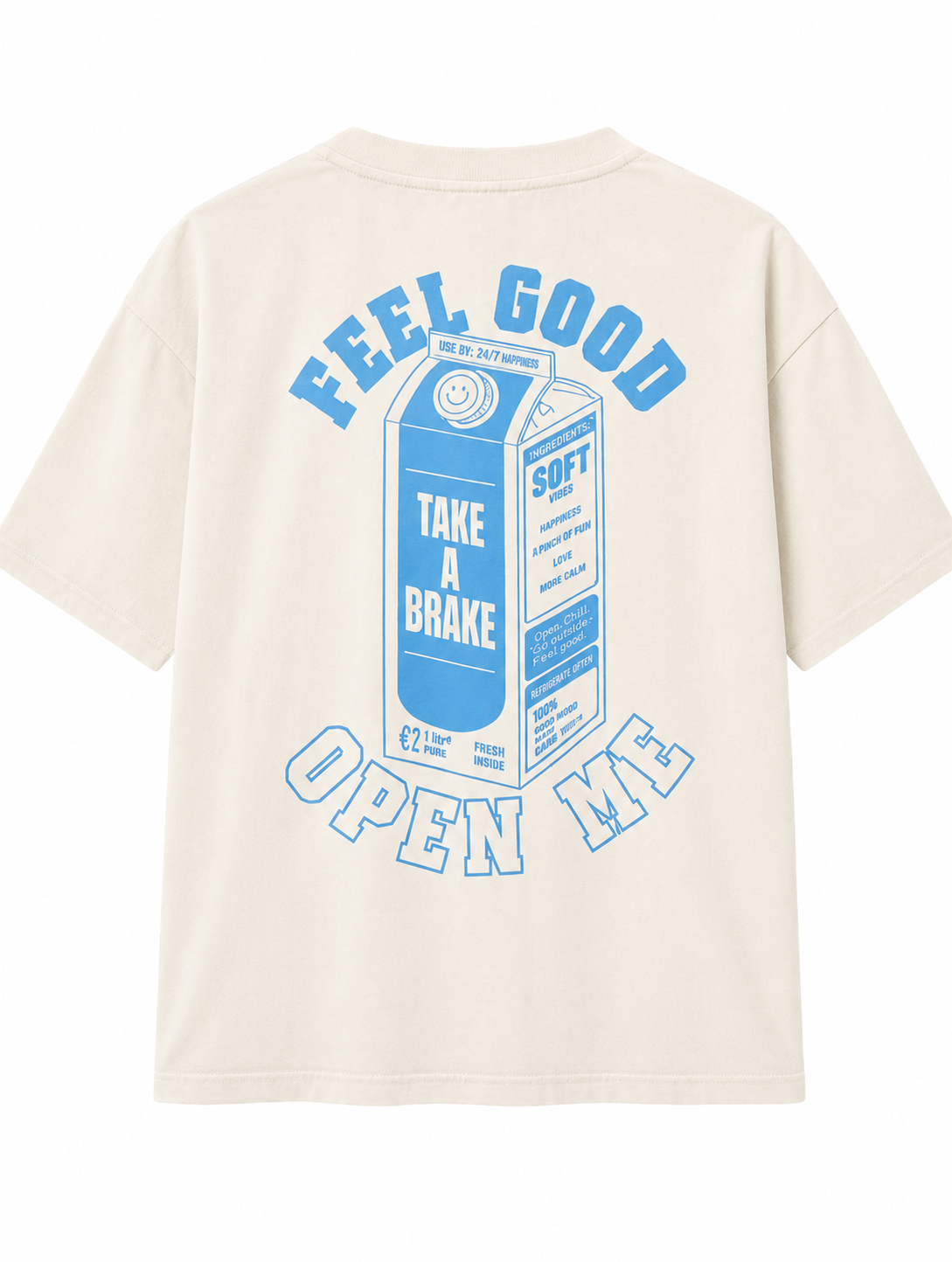 FEEL GOOD T-SHIRT OFF WHITE