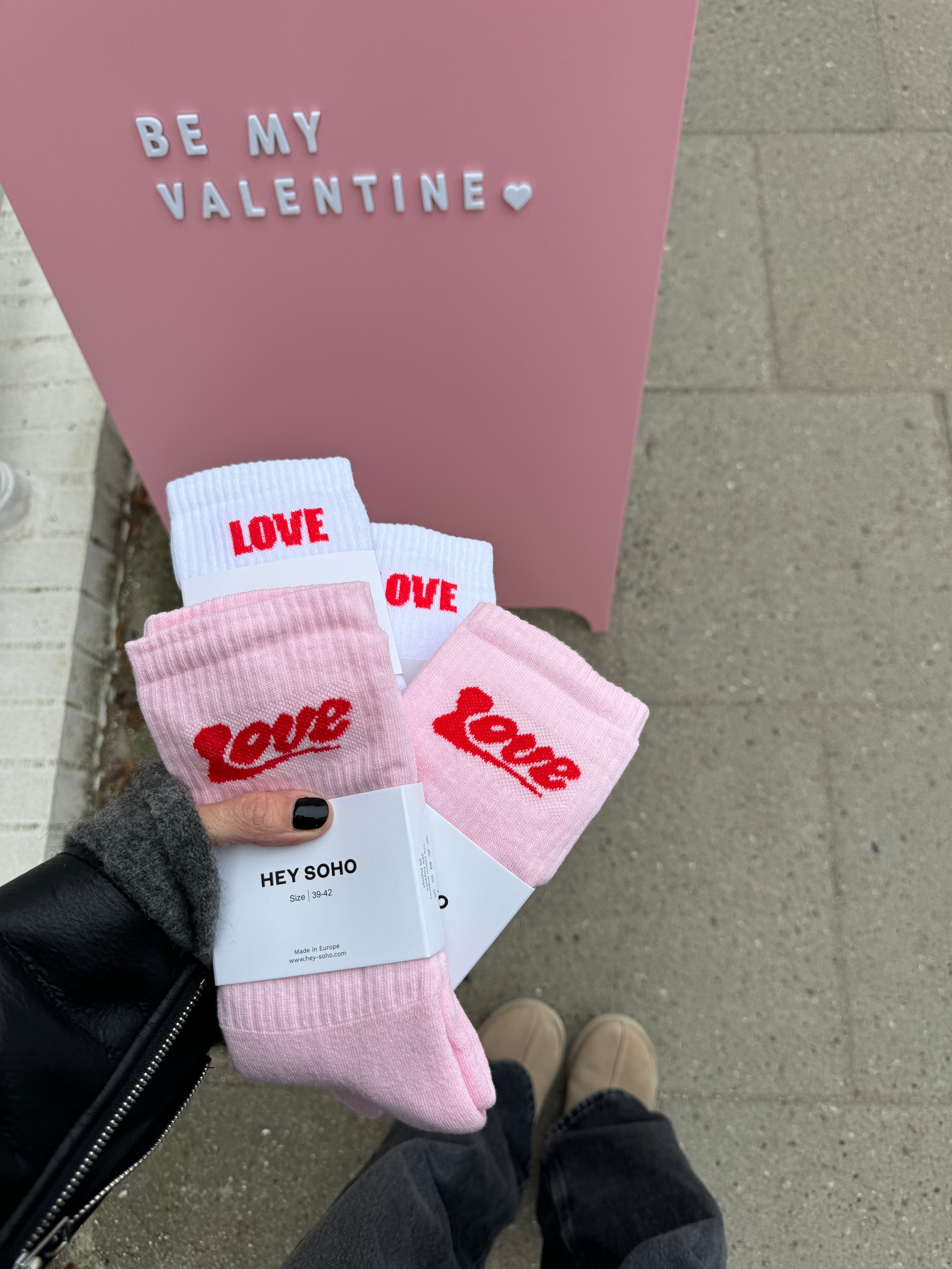 LOVE & HEART Socken