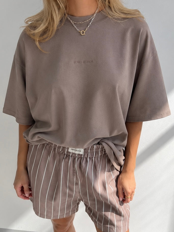 ALVA T-Shirt mocca