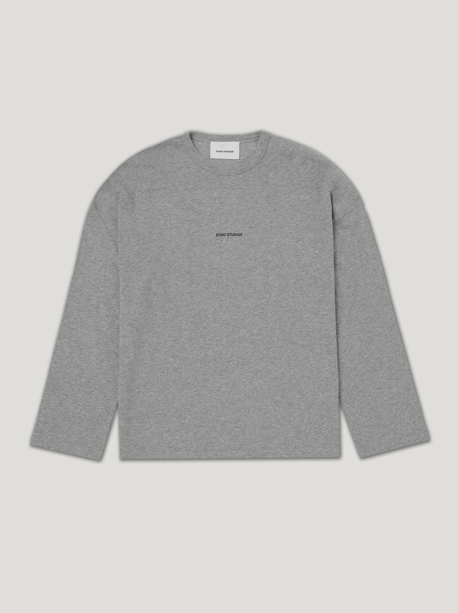 SOHO STUDIOS LIA Longsleeve light grey melange