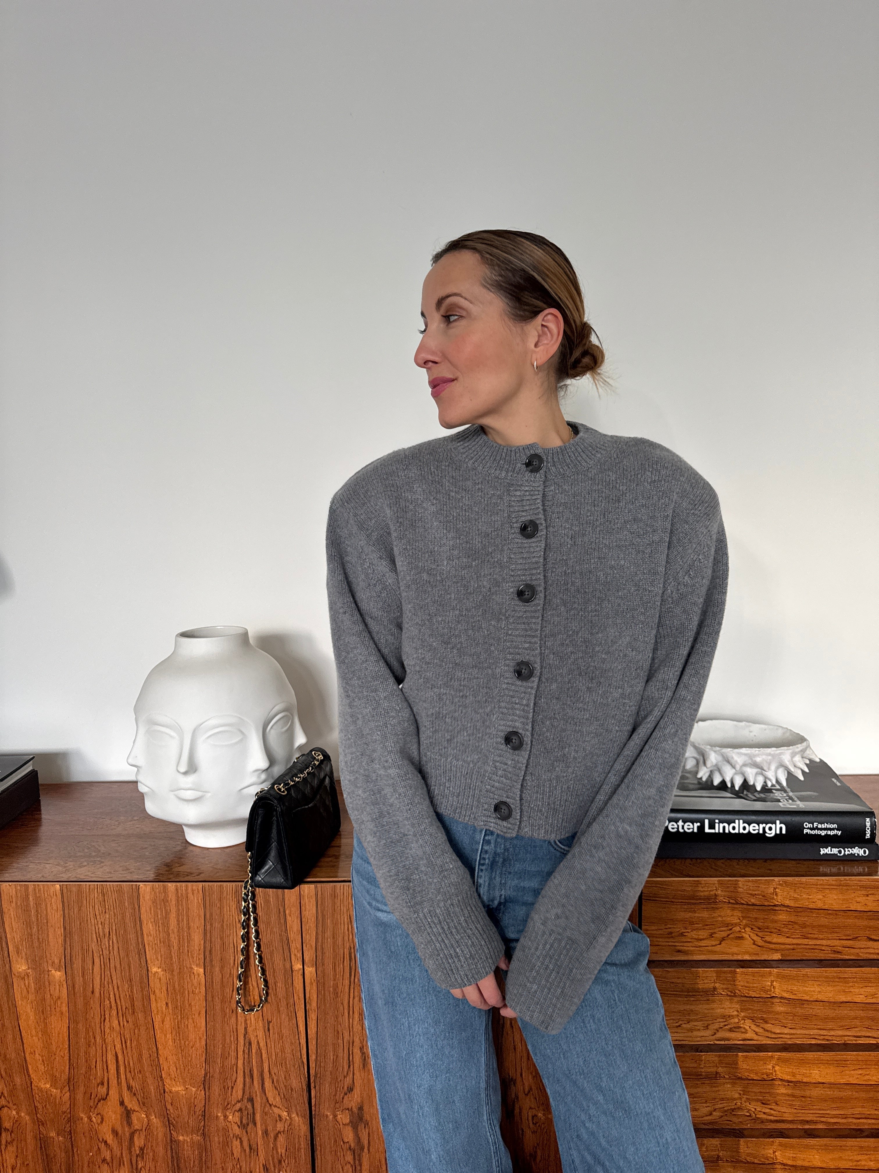 KATE CARDIGAN grey melange