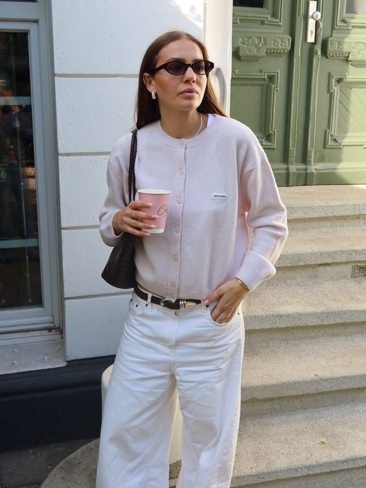 ZOE CARDIGAN soft rose