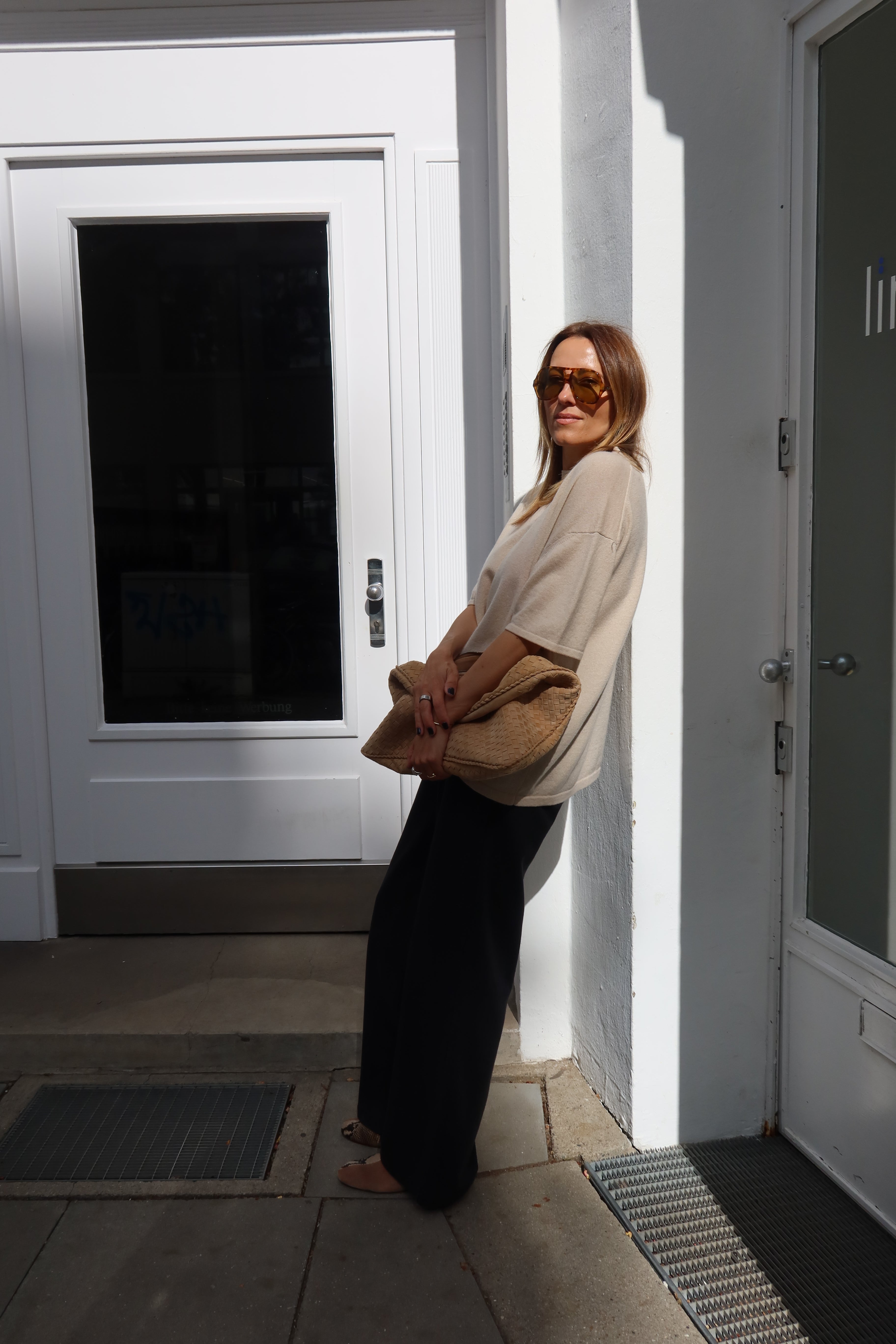 THEA KNIT SHIRT oatmilk
