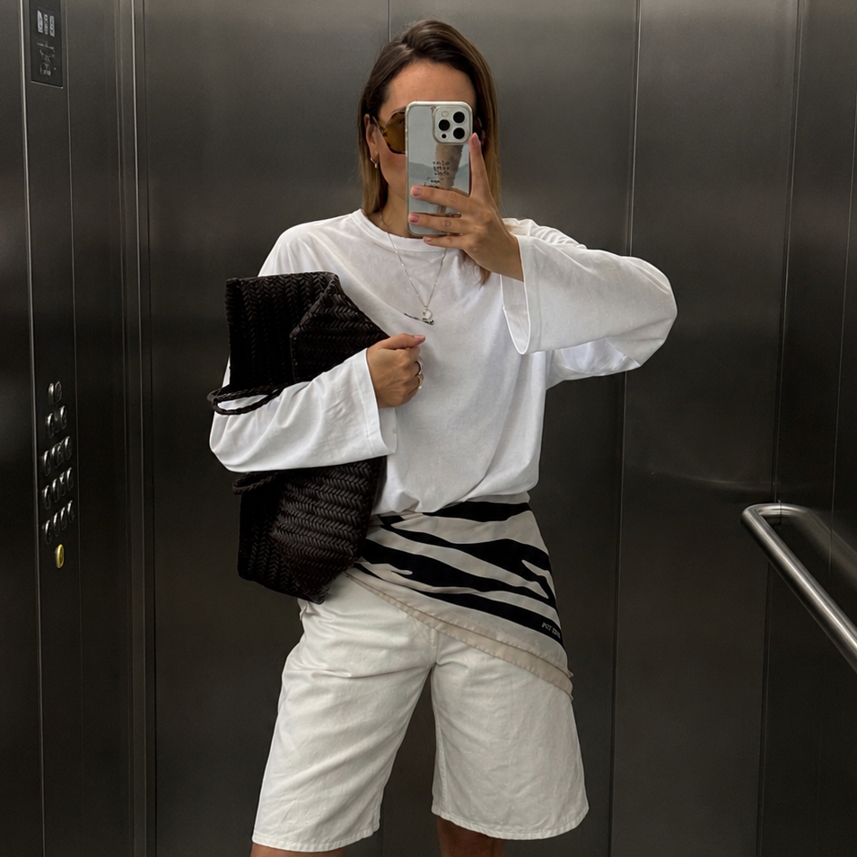 HEY SOHO ZEBRA SILK SCARF