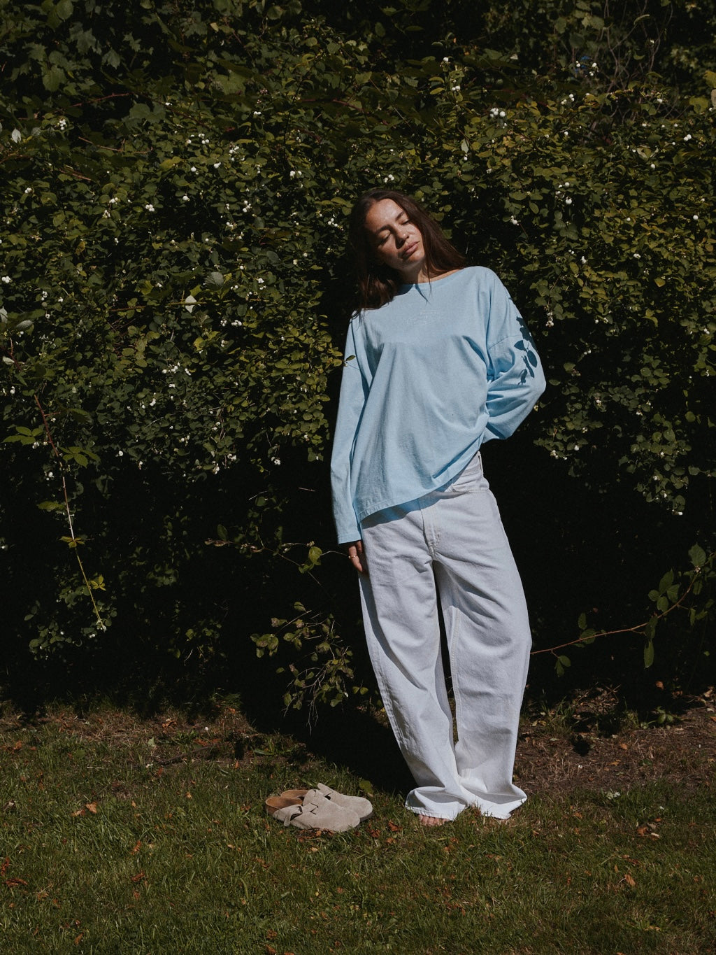 BOOKED & BUSY LONGSLEEVE AURA BLUE