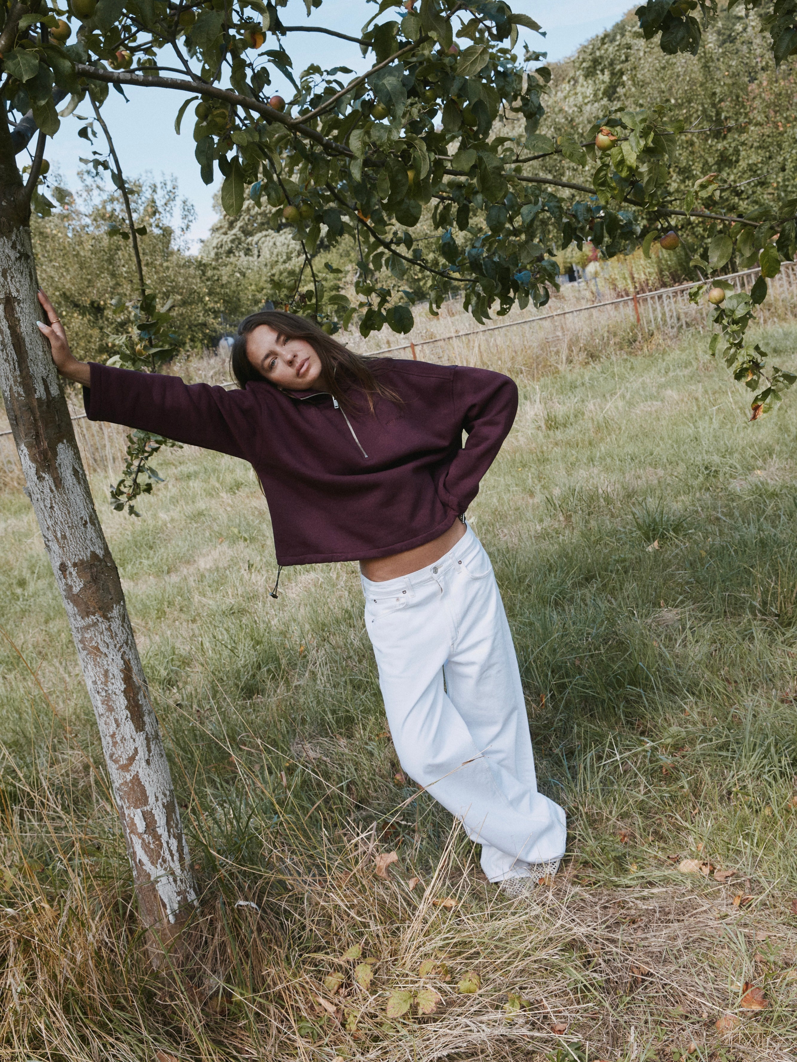 HEY SOHO TECHNO SWEATSHIRT PLUM