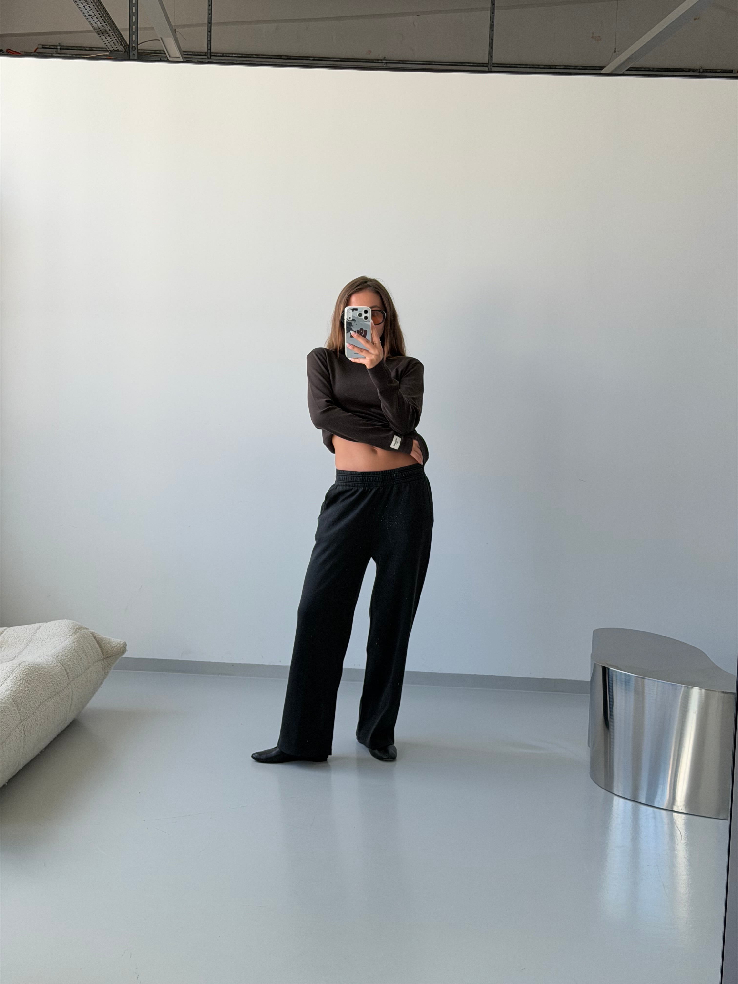 HEY SOHO RIB LONGSLEEVE COFFEE BEAN