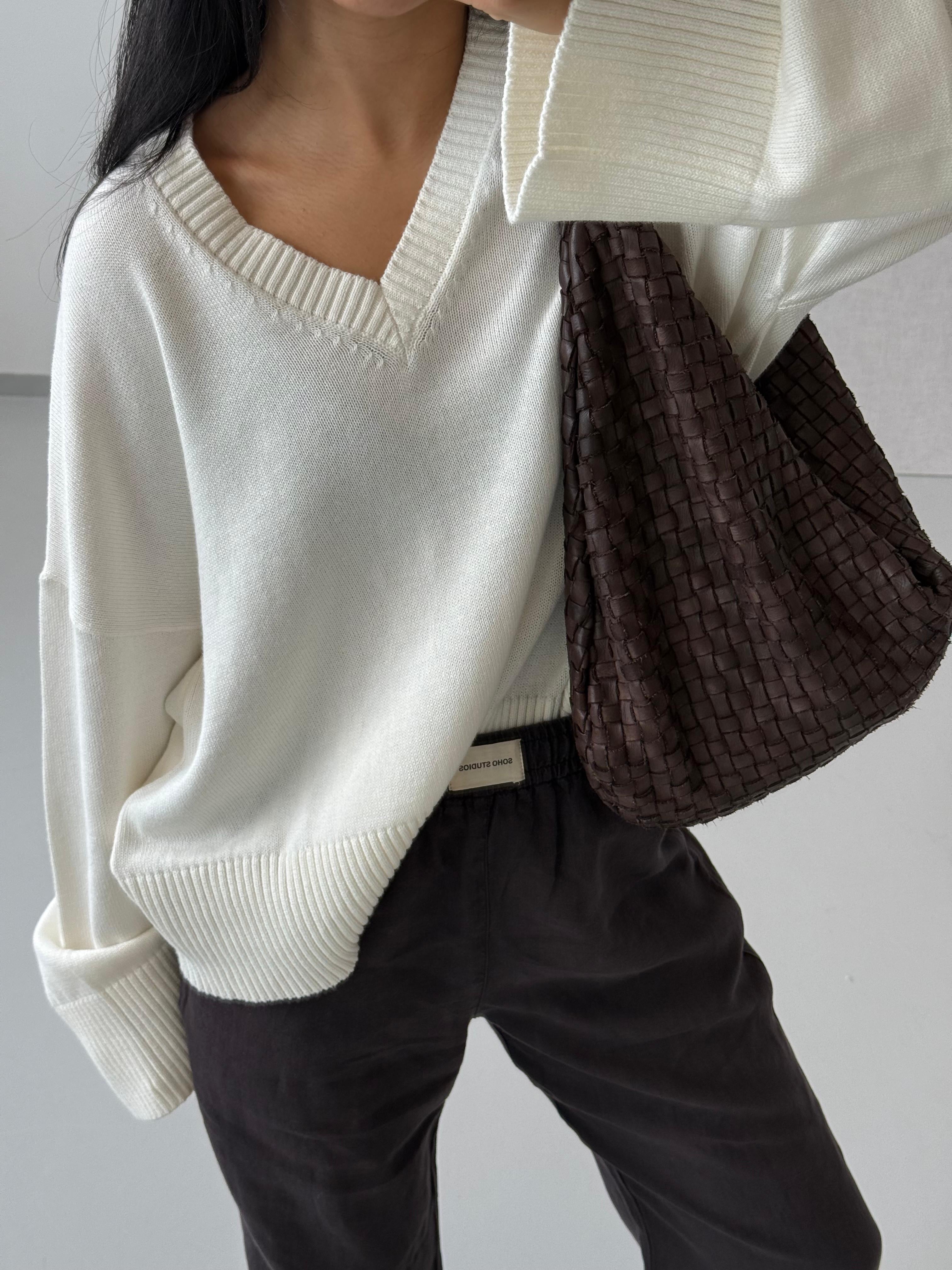 SOHO STUDIOS SIENNA LINEN PANTS raw chocolate