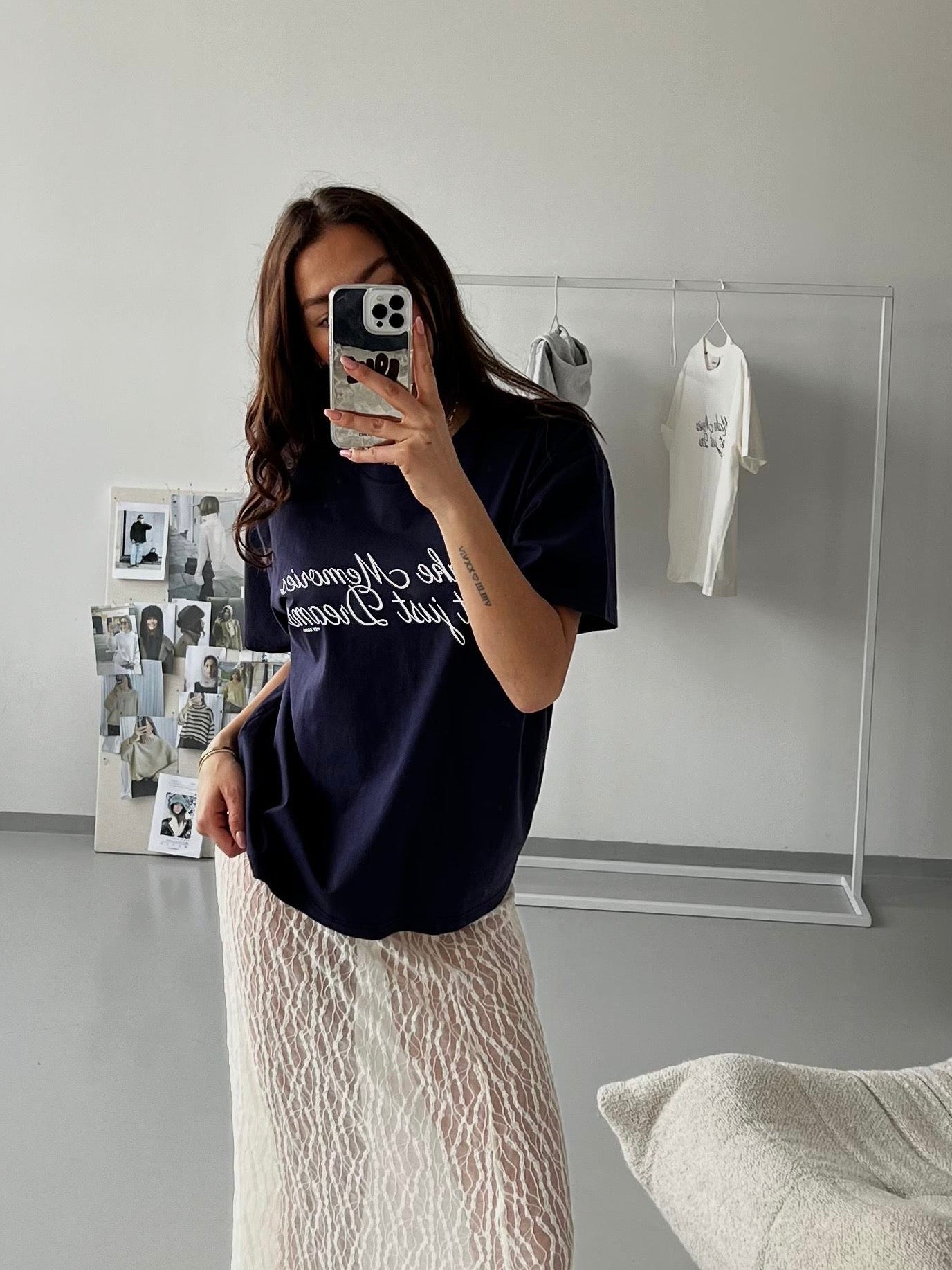 MAKE MEMORIES T-SHIRT NAVY