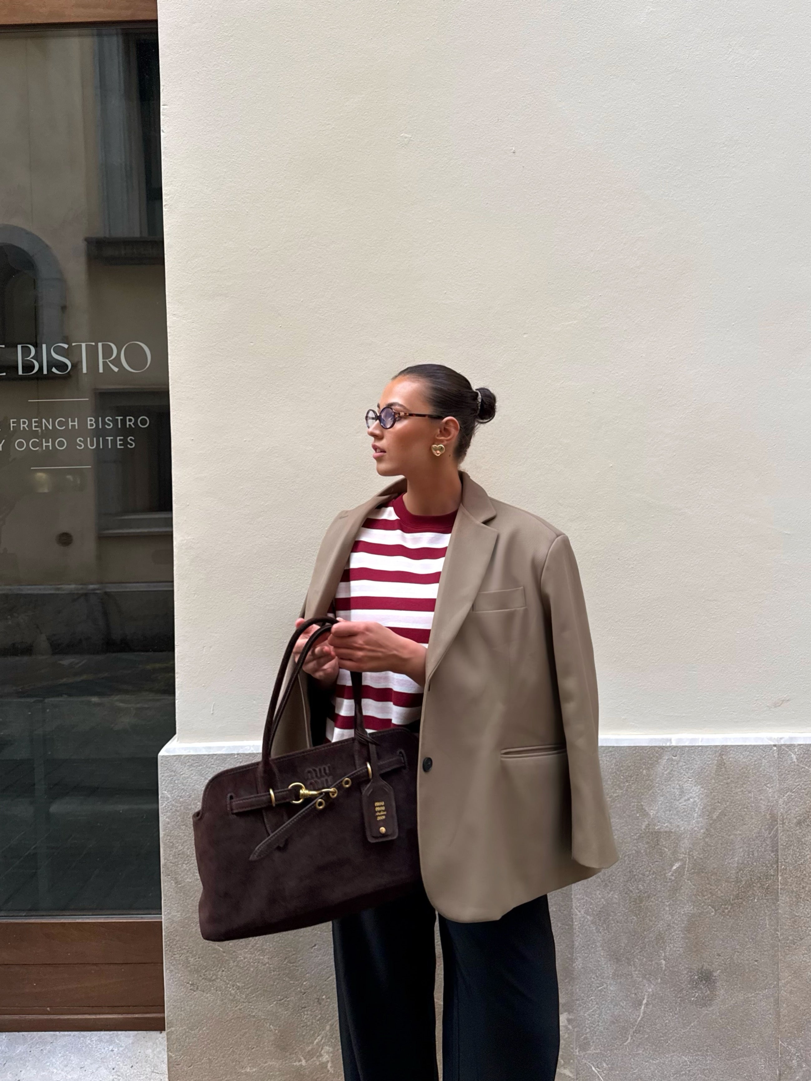 CROPPED STRIPE T-Shirt