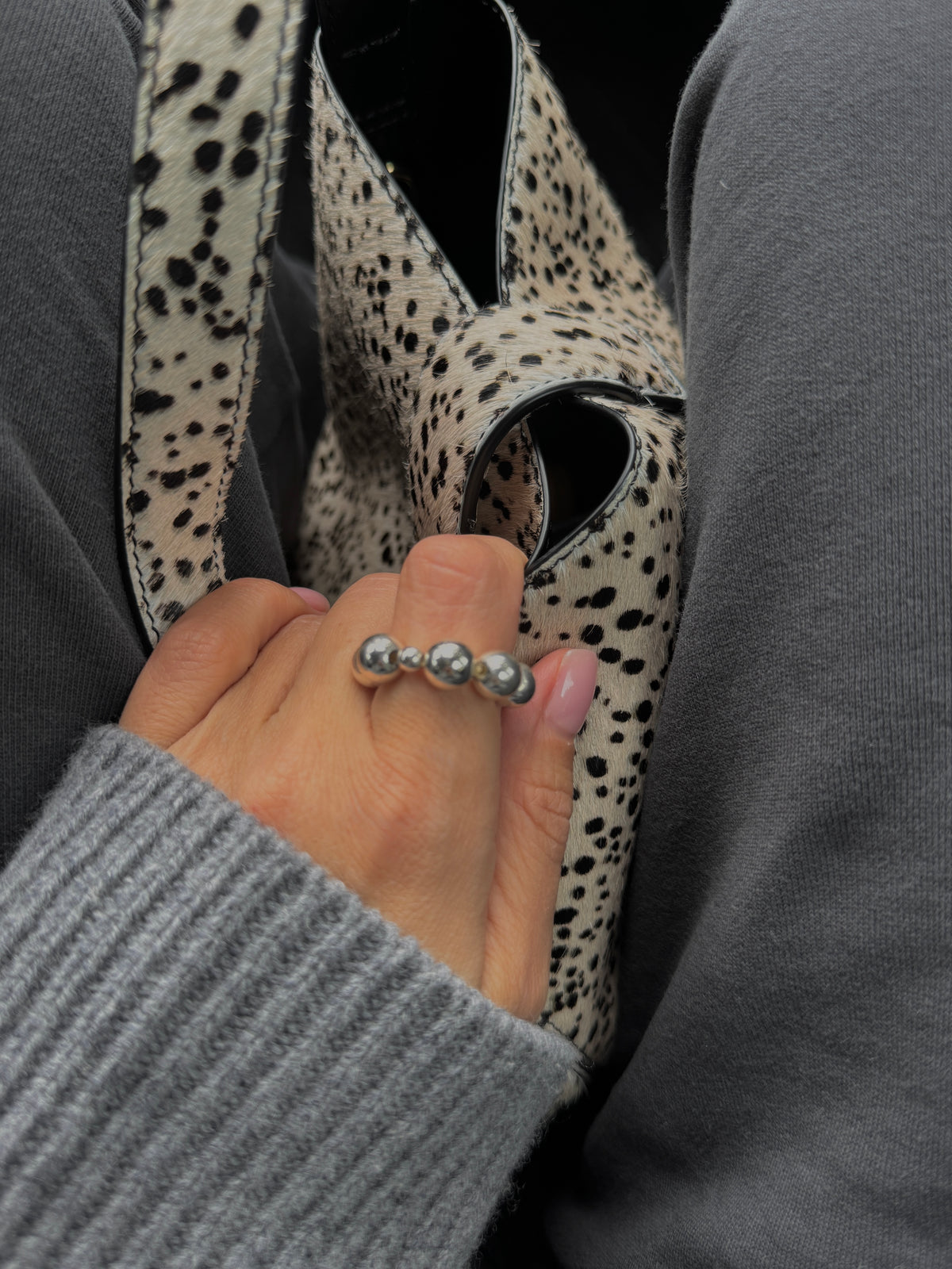HEY SOHO Silver Bubble Ring