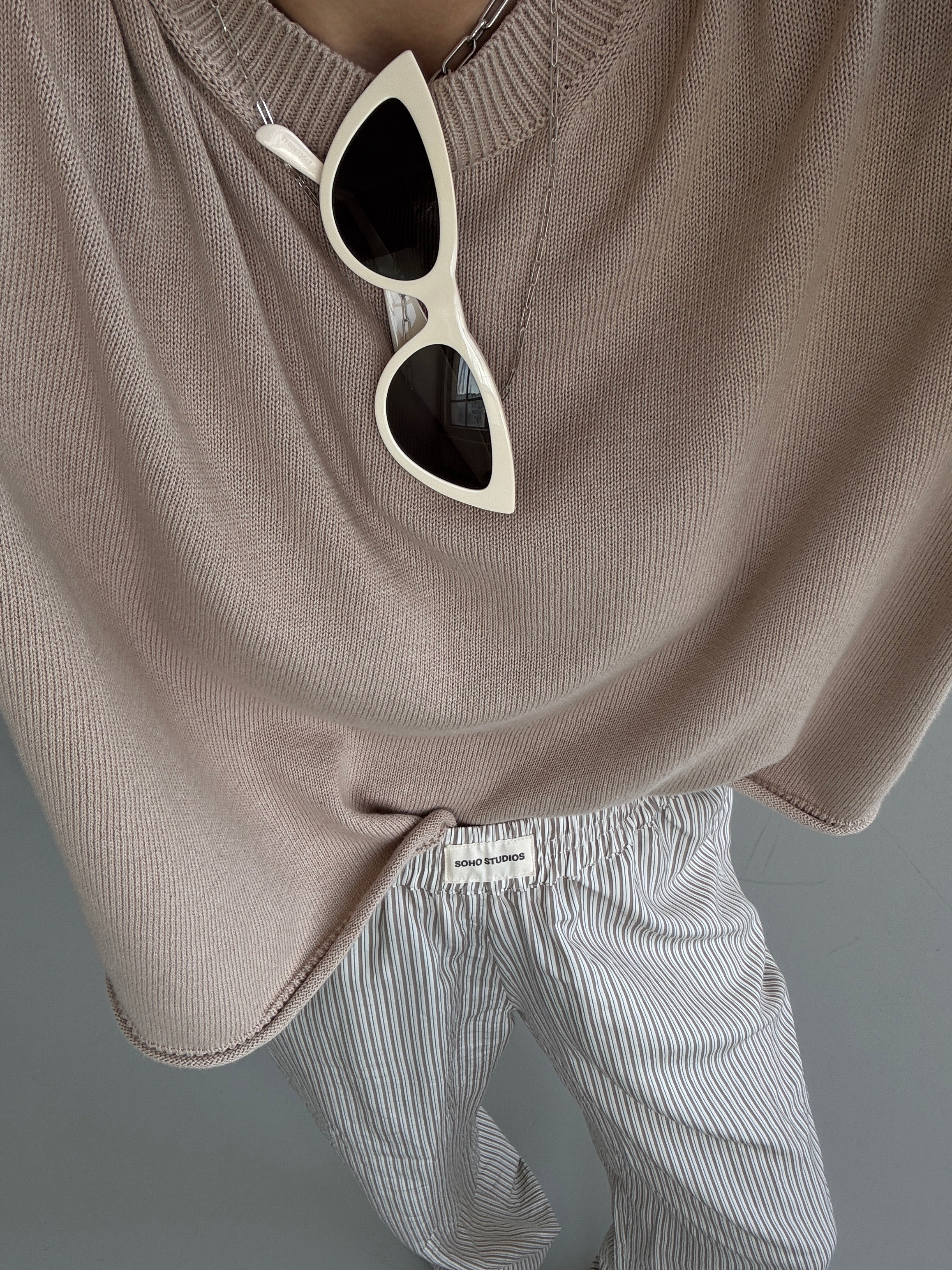 AMELIE CREWNECK beige