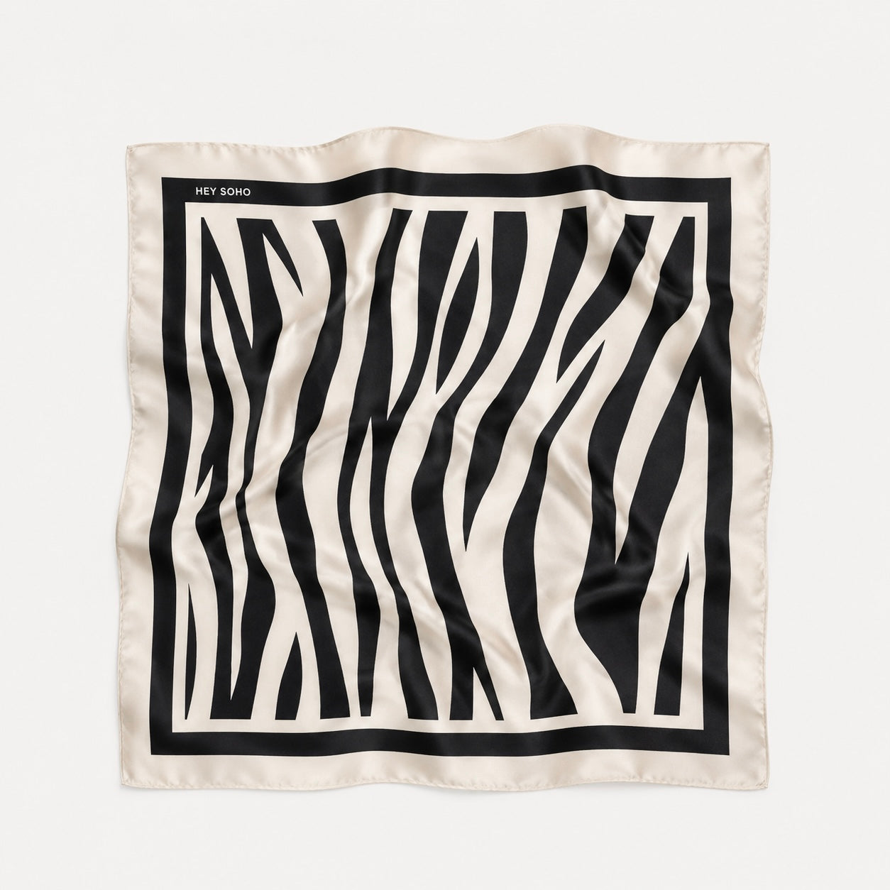 HEY SOHO ZEBRA SILK SCARF