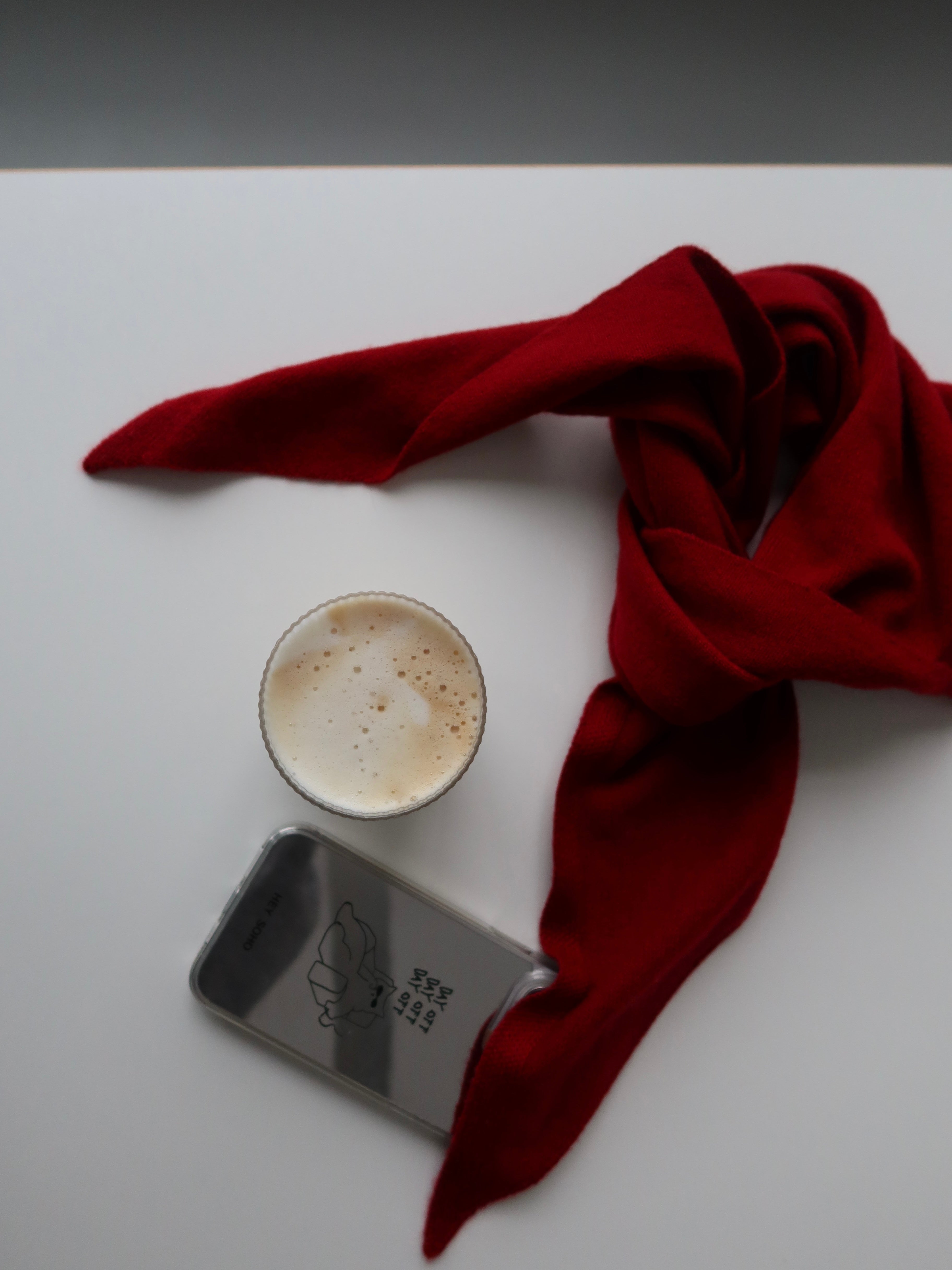 LOUISA CASHMERE SCARF red